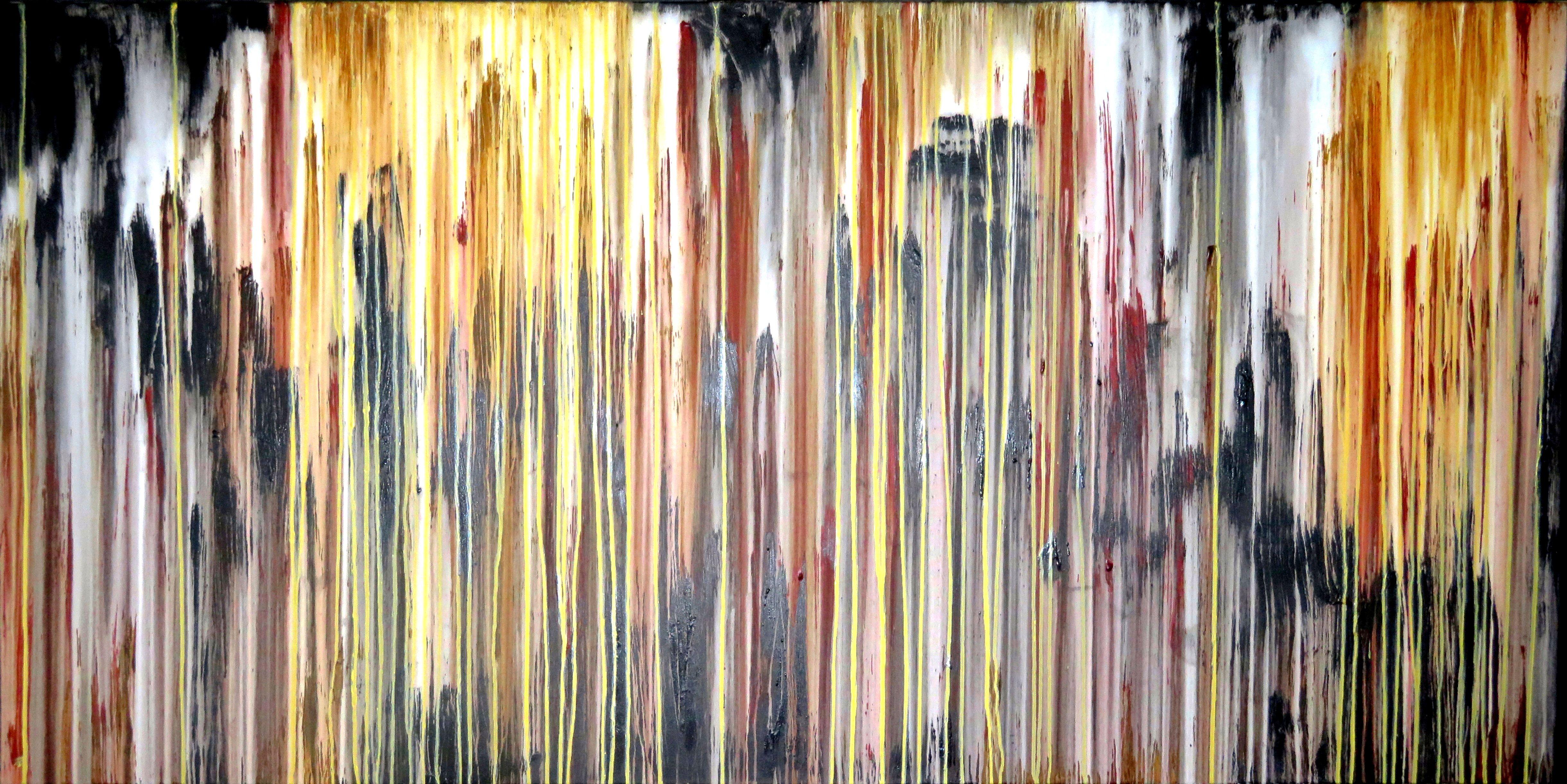 Carla Sá Fernandes Abstract Painting – Die emotionale Kreation #248, Gemälde, Acryl auf Leinwand