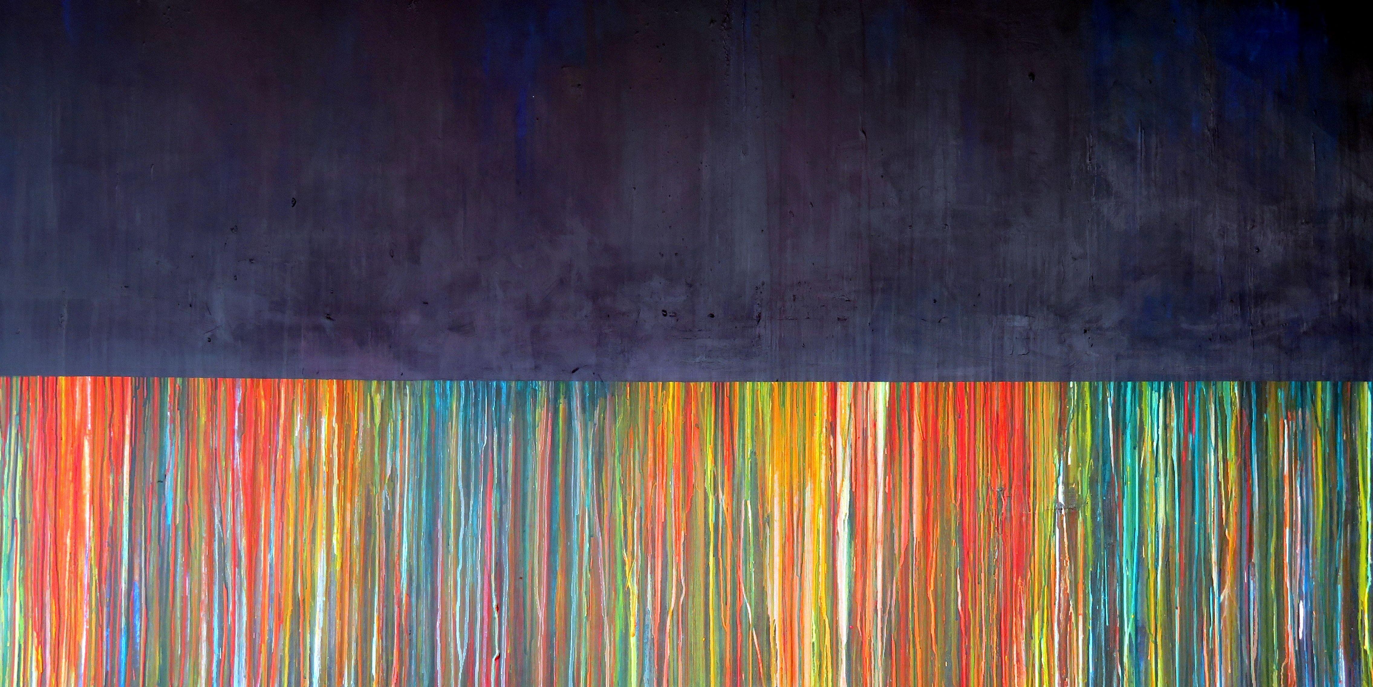 Carla Sá Fernandes Abstract Painting – Die emotionale Kreation #257, Gemälde, Acryl auf Leinwand