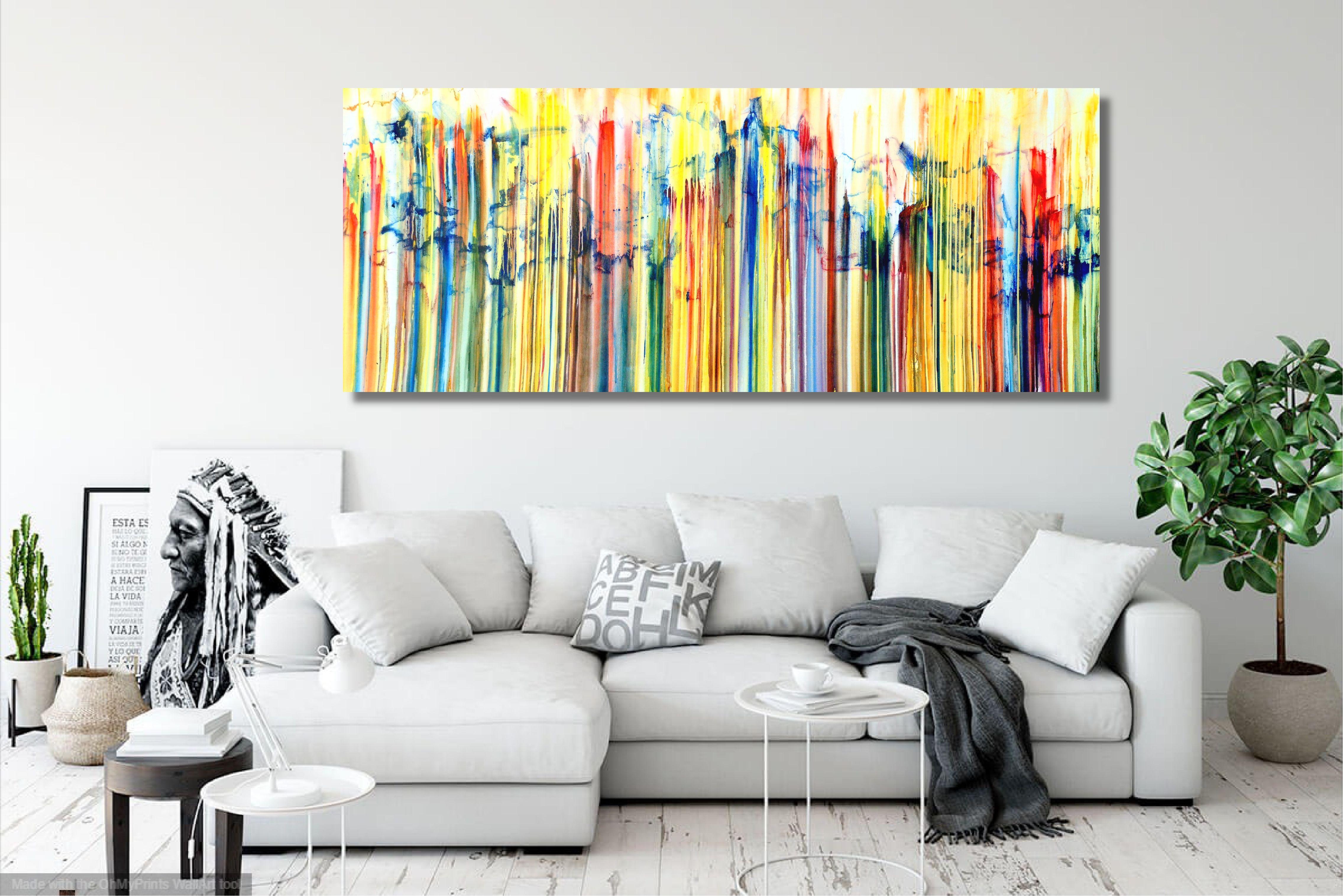 La creazione emotiva #261, Pittura, Acrilico su tela - Painting di Carla Sá Fernandes