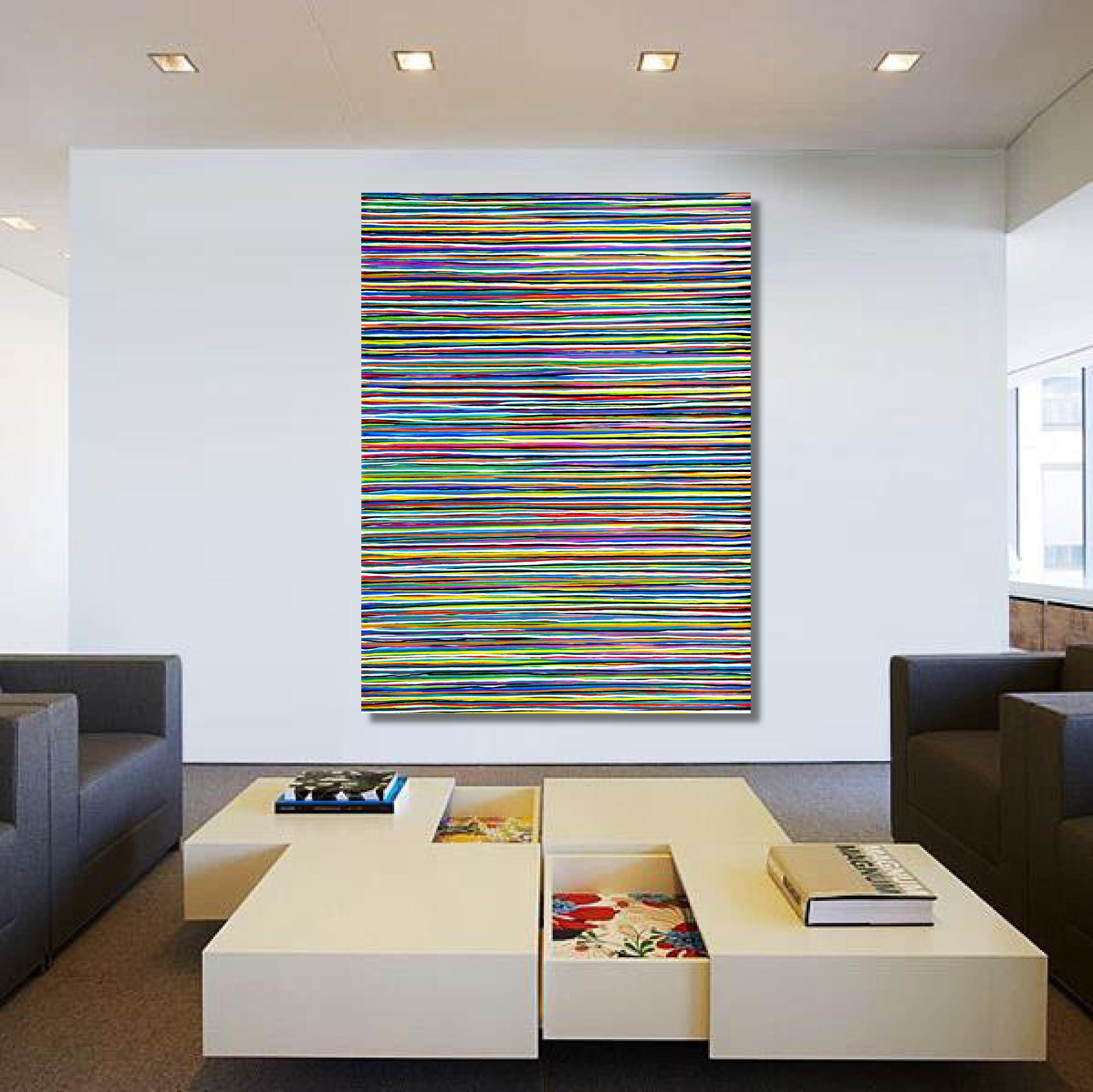 La creazione emotiva #265, Pittura, Acrilico su tela - Painting di Carla Sá Fernandes