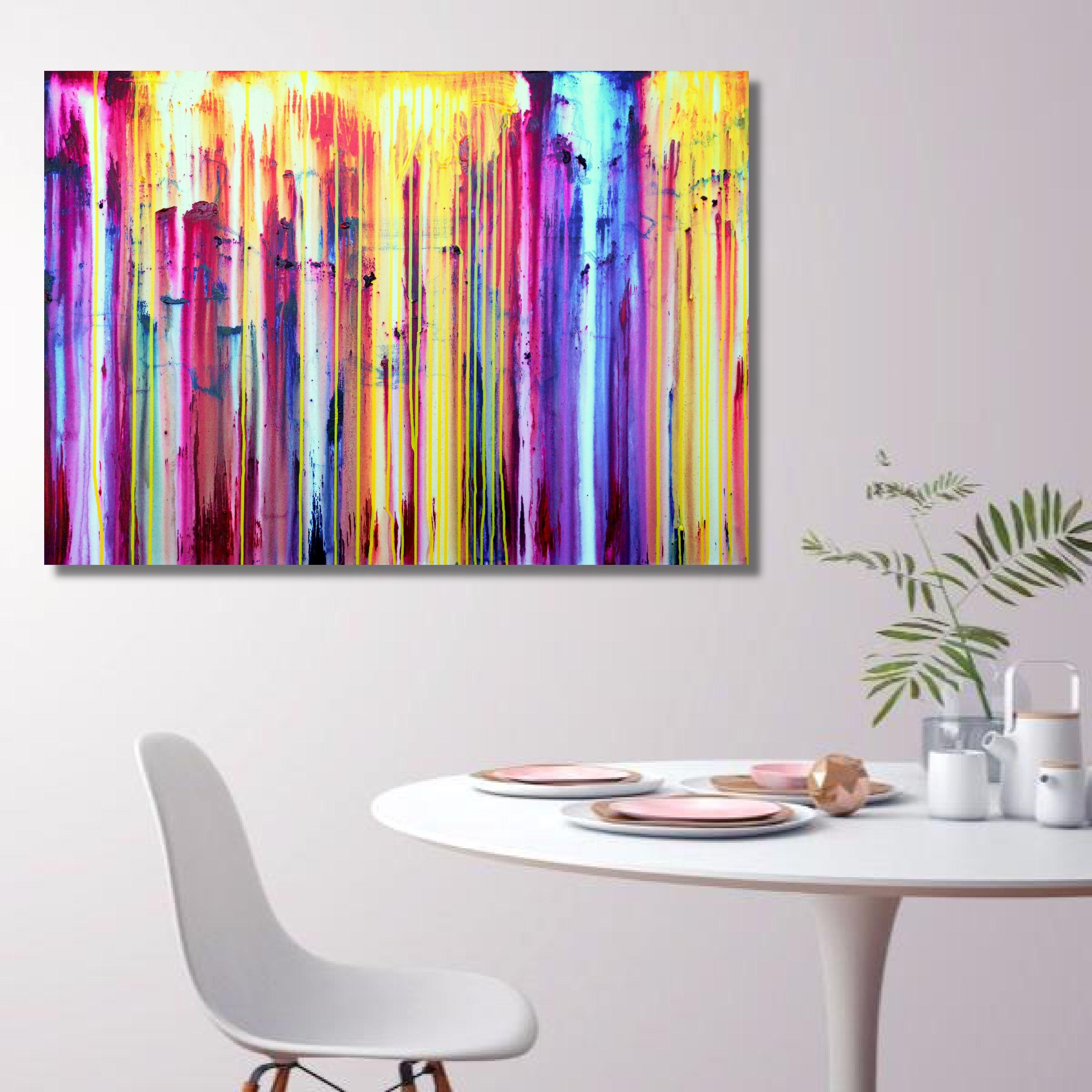 La Creación Emocional #273, Pintura, Acrílico sobre lienzo - Painting Abstracto de Carla Sá Fernandes