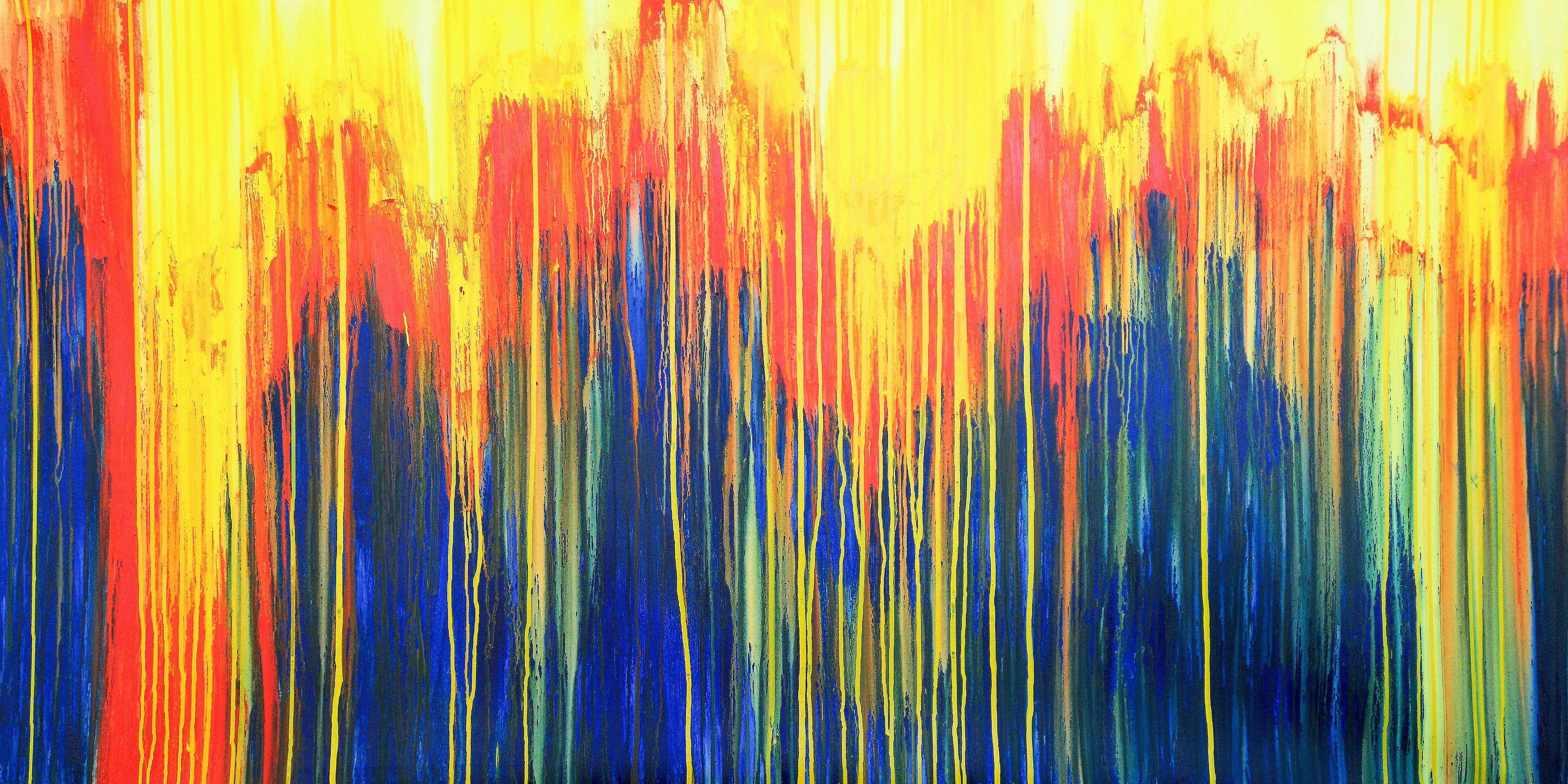 Abstract Painting de Carla Sá Fernandes - La Creación Emocional #275, Pintura, Acrílico sobre lienzo