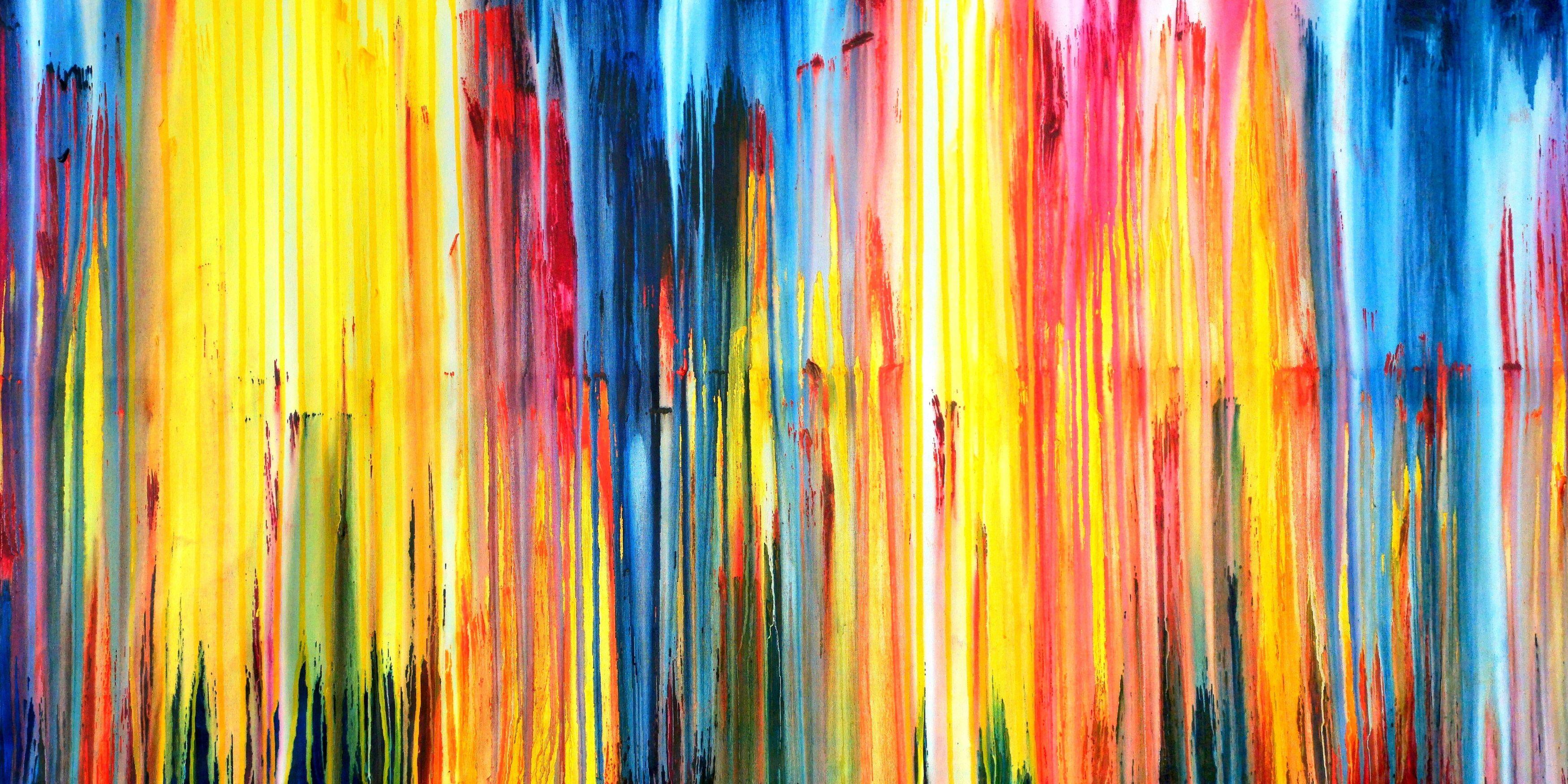 Abstract Painting de Carla Sá Fernandes - La Creación Emocional #277, Pintura, Acrílico sobre lienzo
