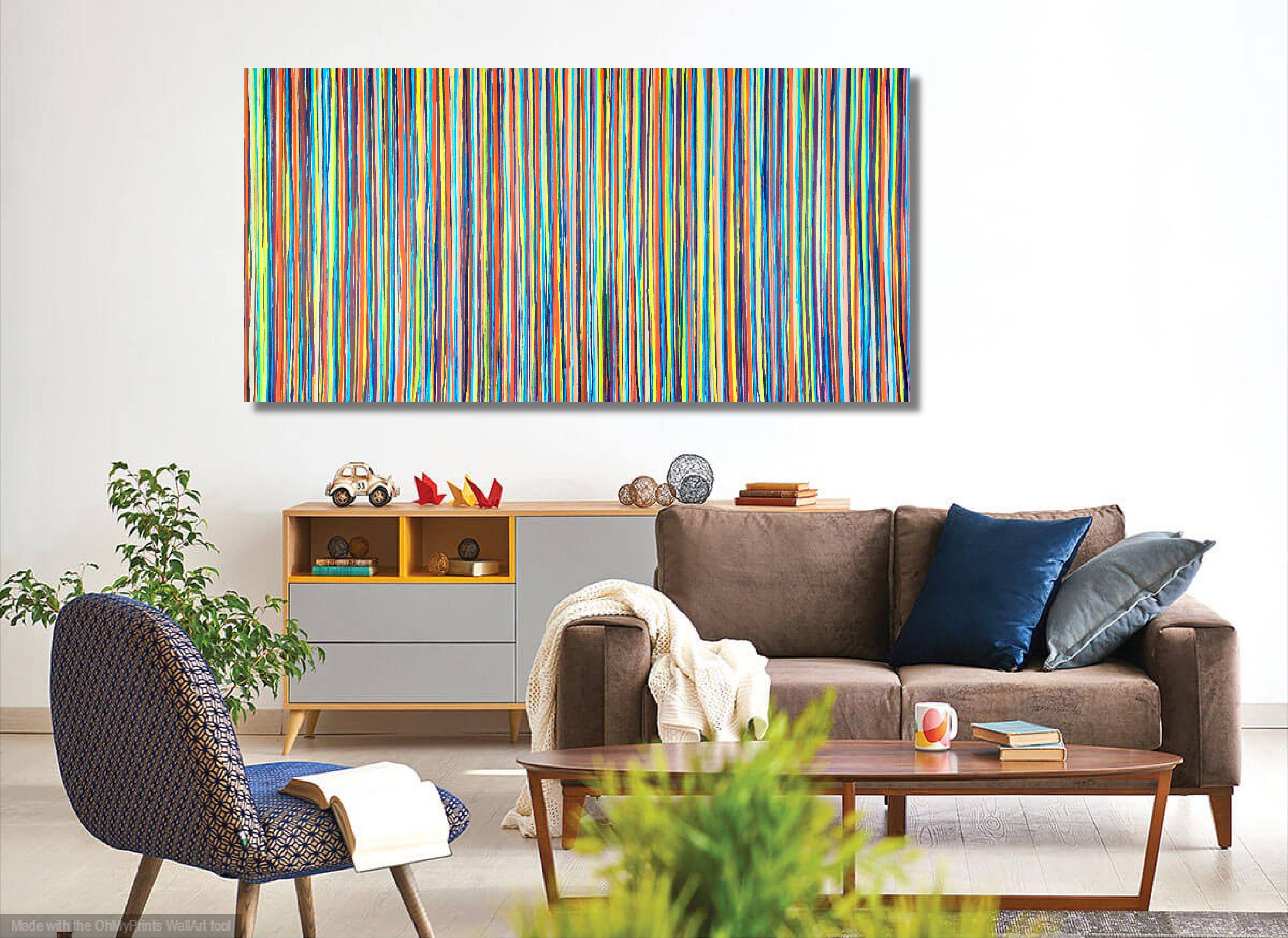 La Creación Emocional #285, Pintura, Acrílico sobre lienzo - Painting Abstracto de Carla Sá Fernandes