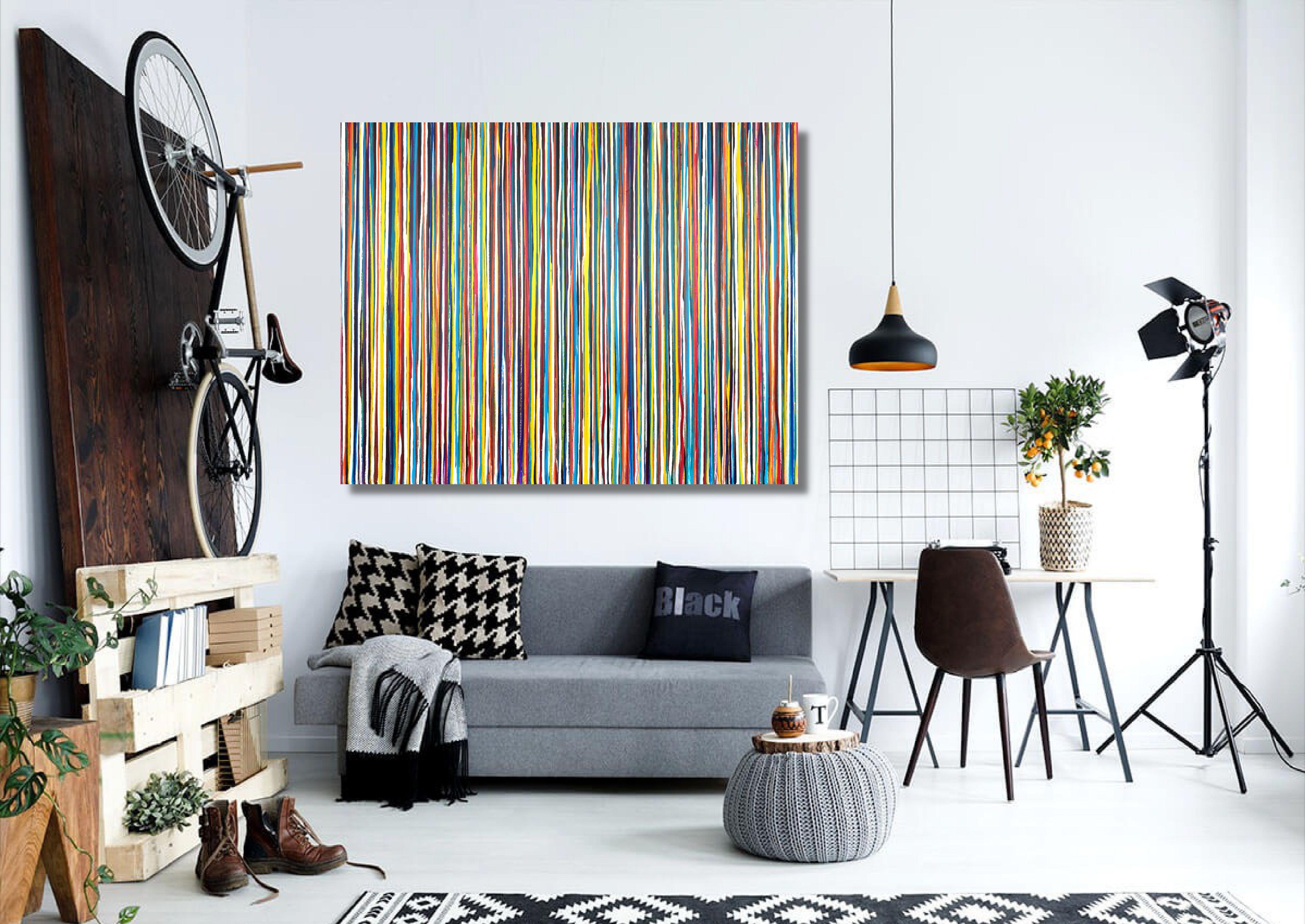 La creazione emotiva #291, Pittura, Acrilico su tela - Painting Astratto di Carla Sá Fernandes