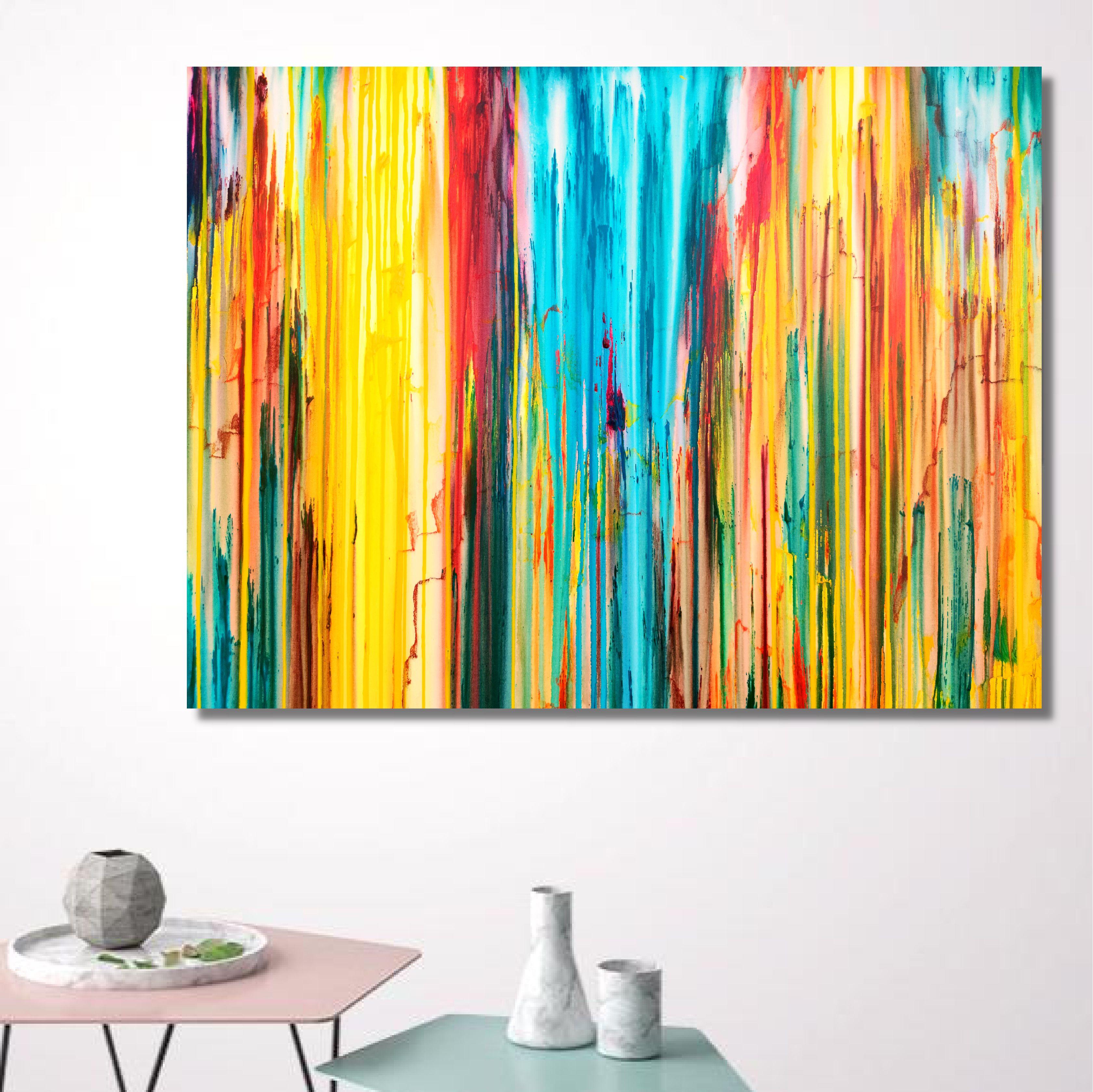 La creazione emotiva #303, Pittura, Acrilico su tela - Painting Astratto di Carla Sá Fernandes