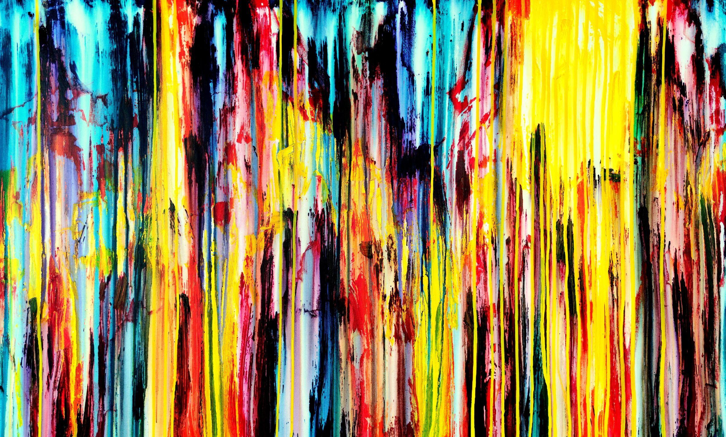Abstract Painting de Carla Sá Fernandes - La Creación Emocional #308, Pintura, Acrílico sobre lienzo
