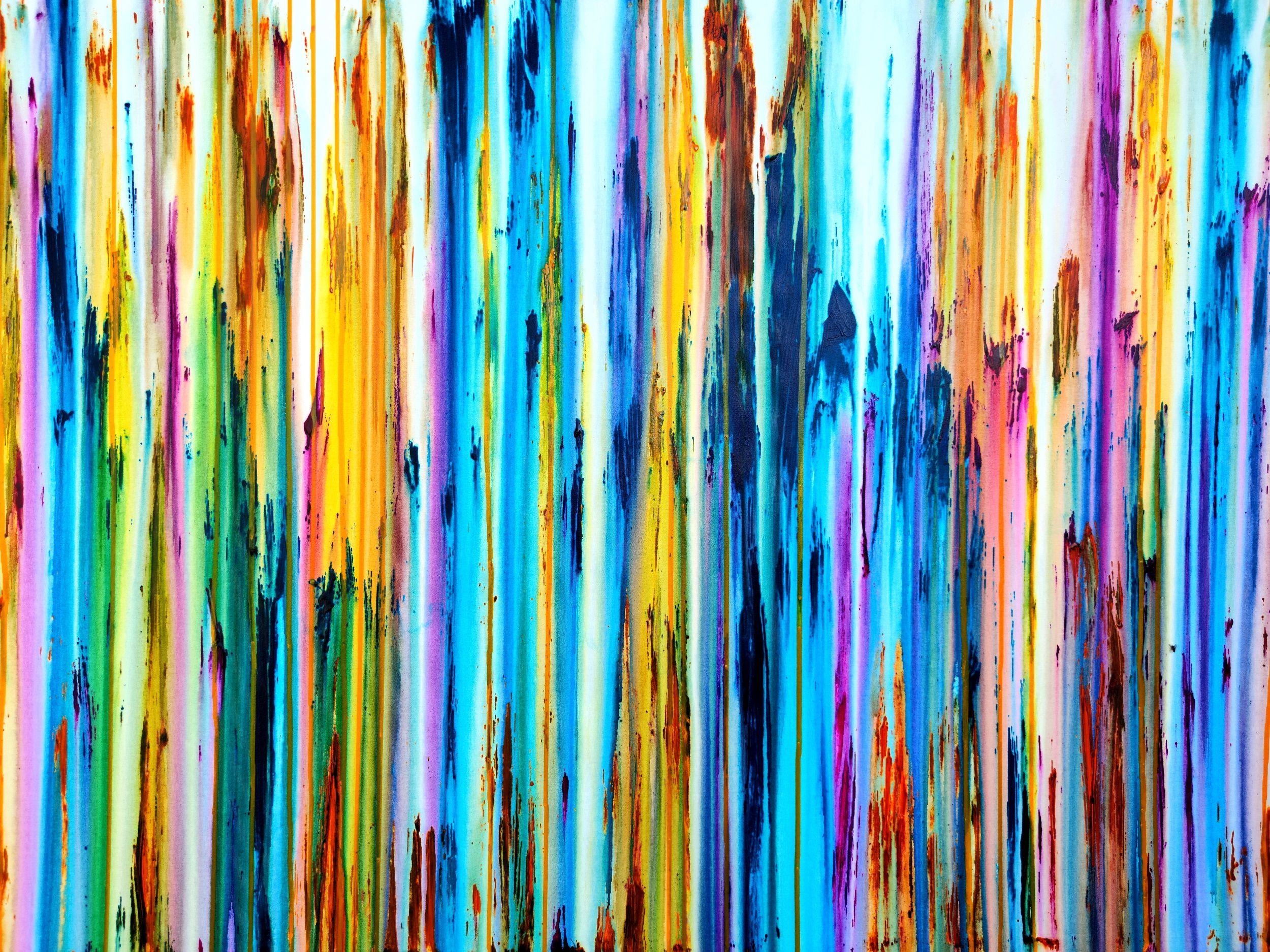 Carla Sá Fernandes Abstract Painting – Die emotionale Kreation #311, Gemälde, Acryl auf Leinwand
