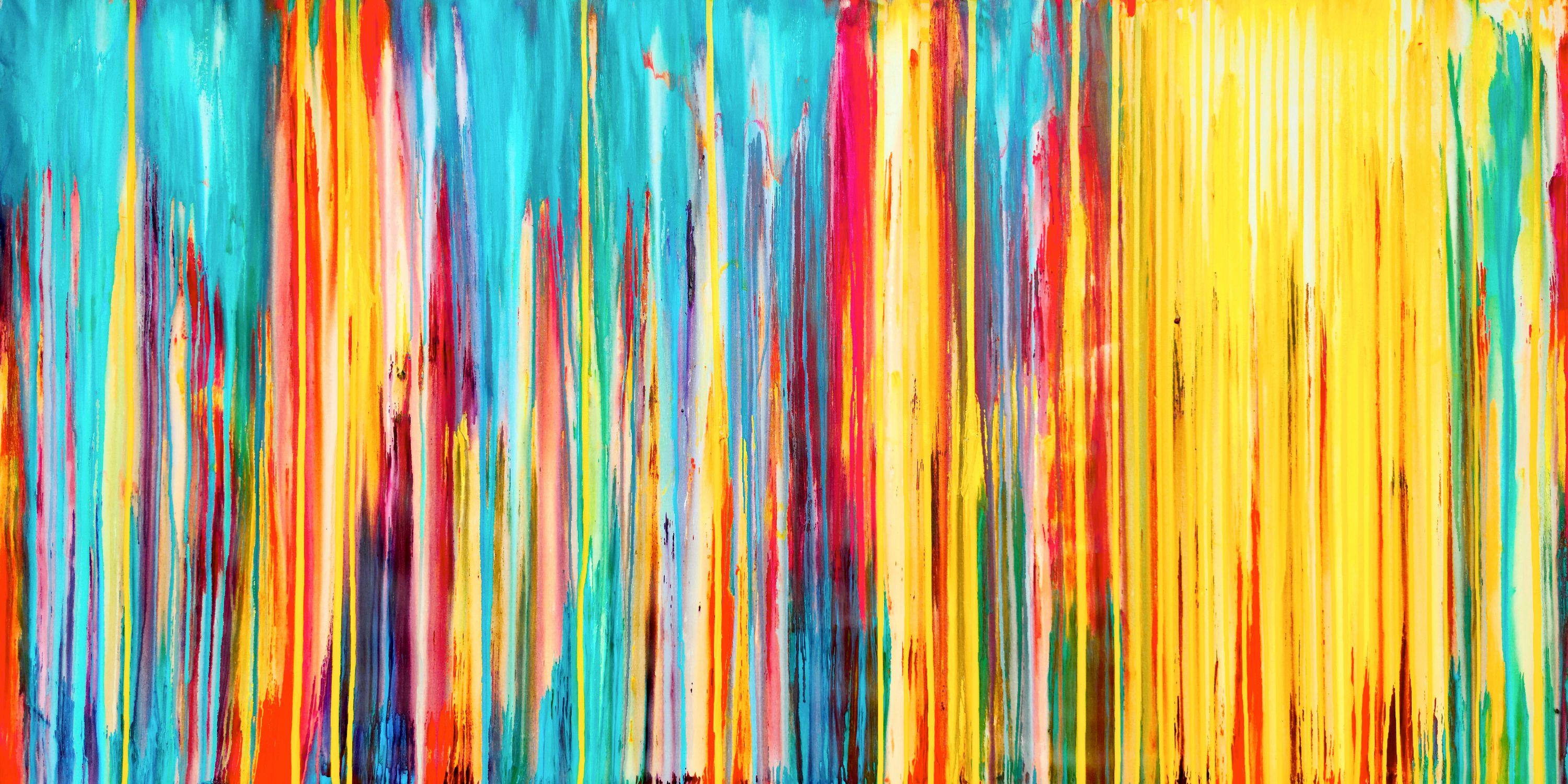 Carla Sá Fernandes Abstract Painting – Die emotionale Kreation #320, Gemälde, Acryl auf Leinwand