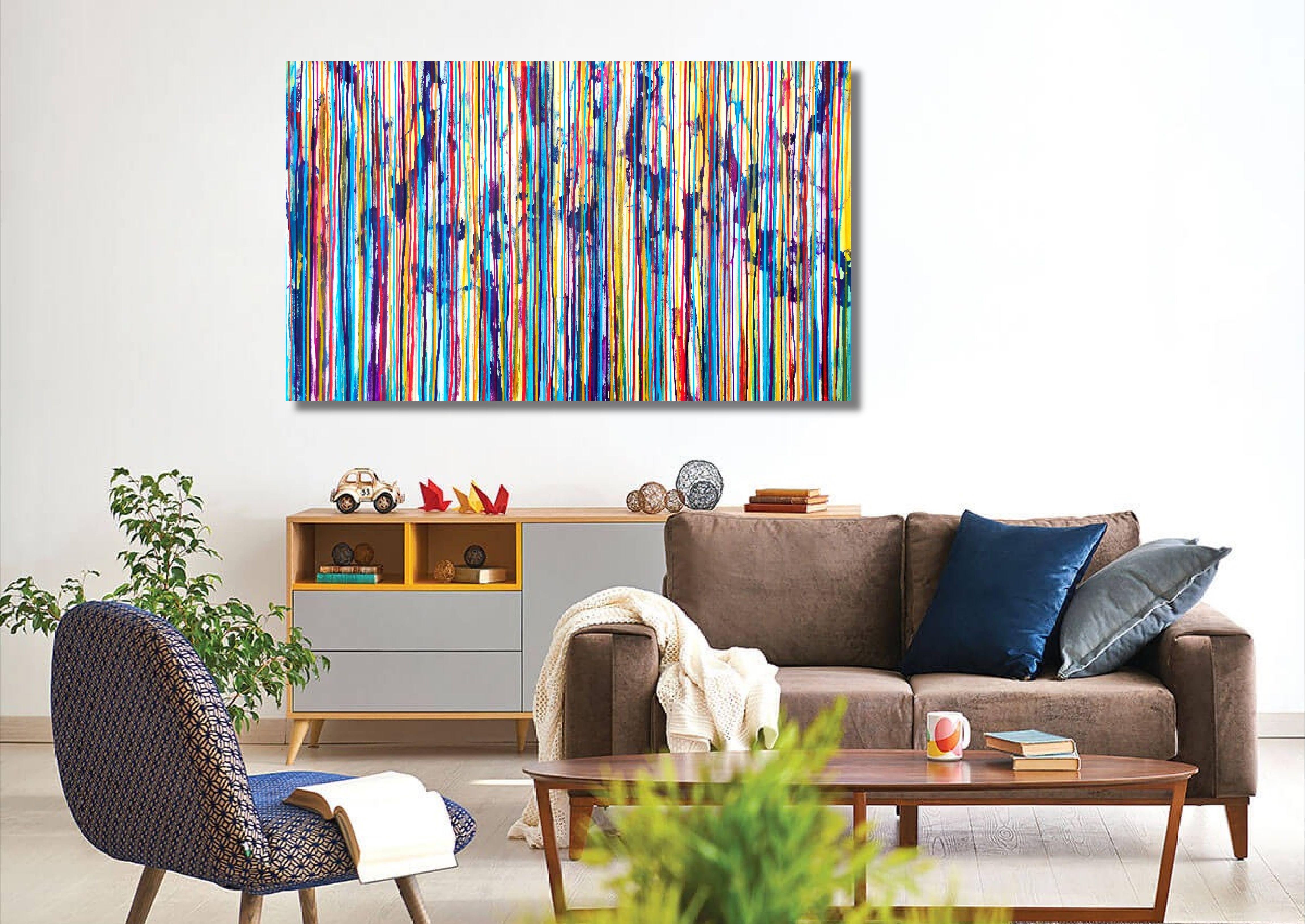 La Creación Emocional #324, Pintura, Acrílico sobre lienzo - Abstract Painting Beige de Carla Sá Fernandes