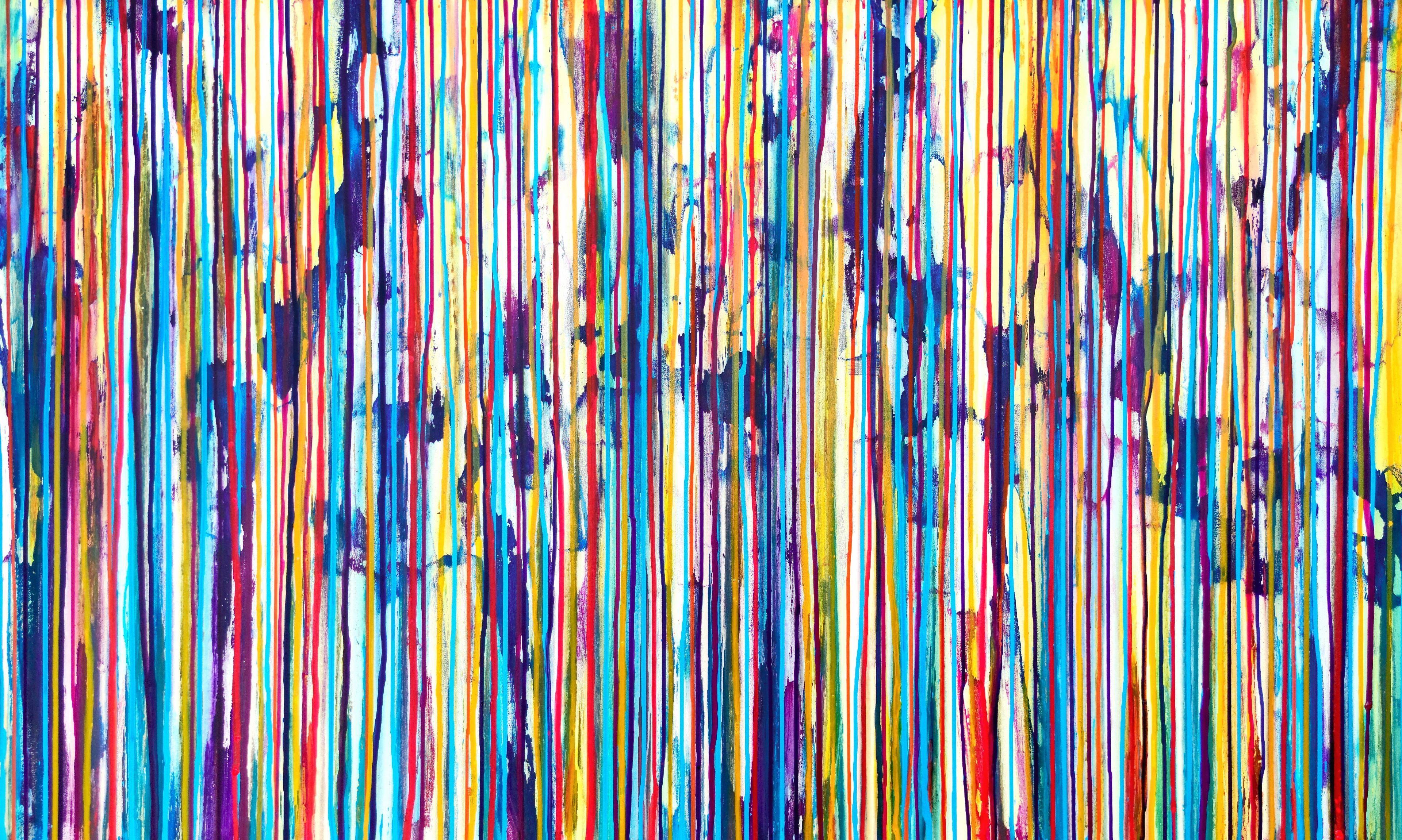 Abstract Painting de Carla Sá Fernandes - La Creación Emocional #324, Pintura, Acrílico sobre lienzo