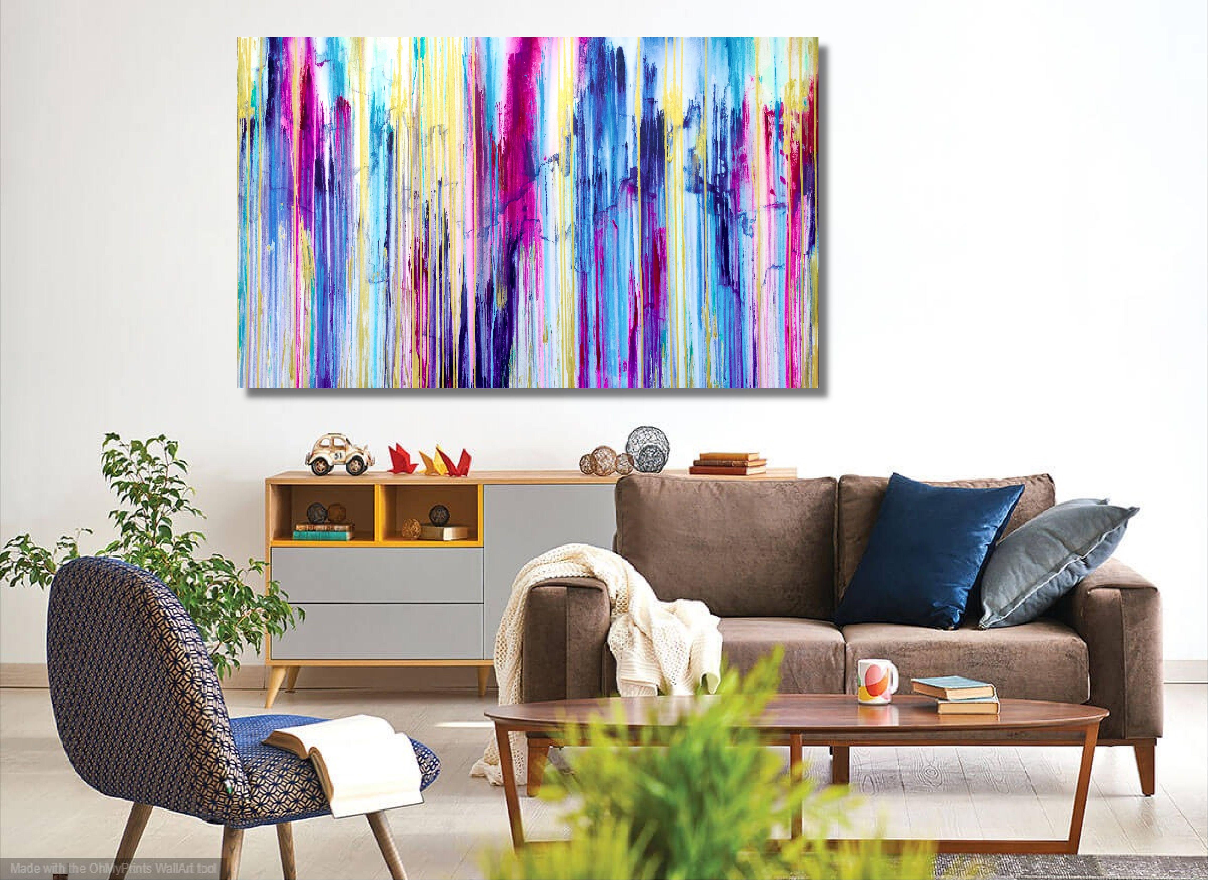 La Creación Emocional #326, Pintura, Acrílico sobre lienzo - Painting Abstracto de Carla Sá Fernandes