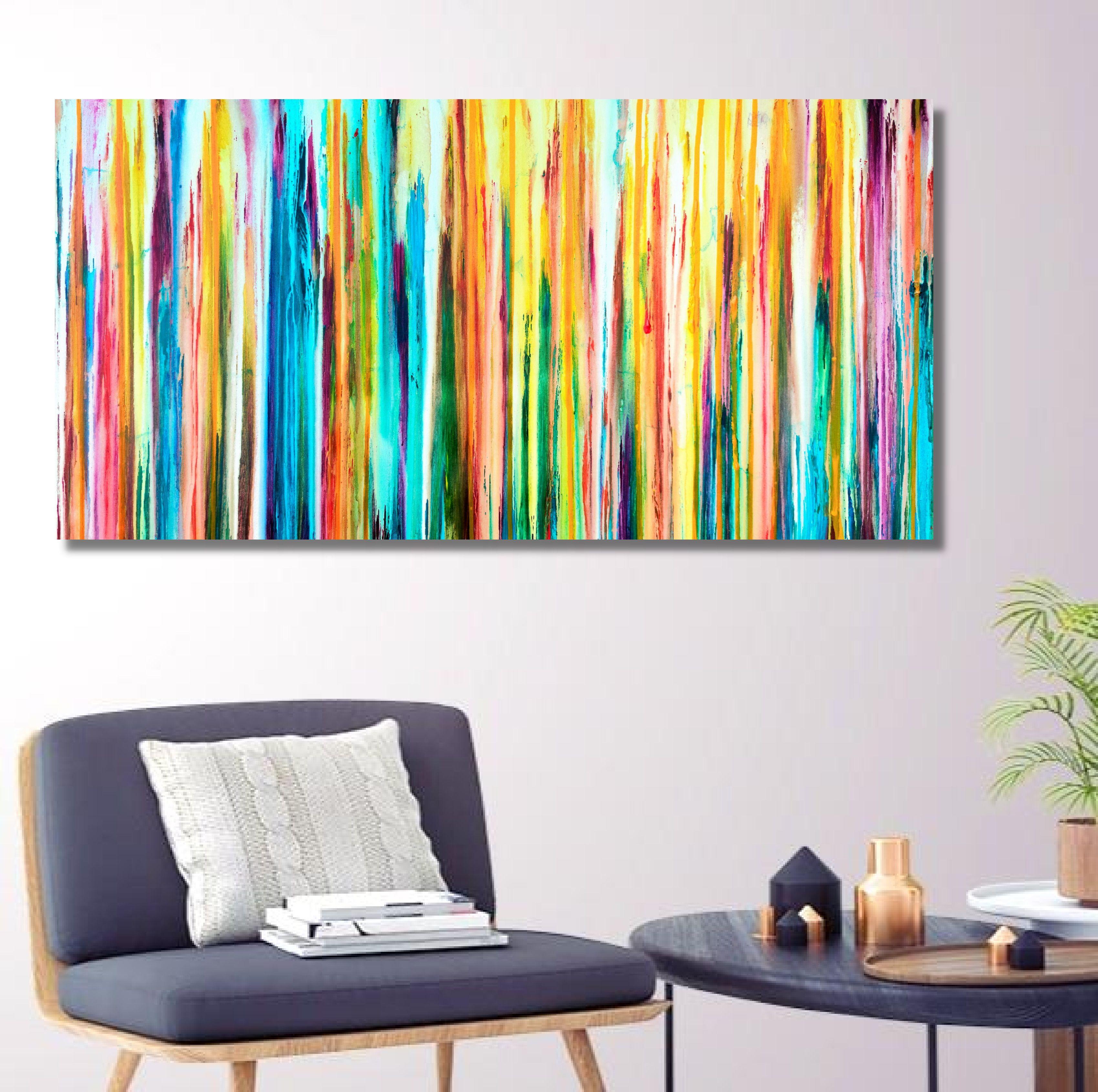 La creazione emotiva #328, Pittura, Acrilico su tela - Painting di Carla Sá Fernandes
