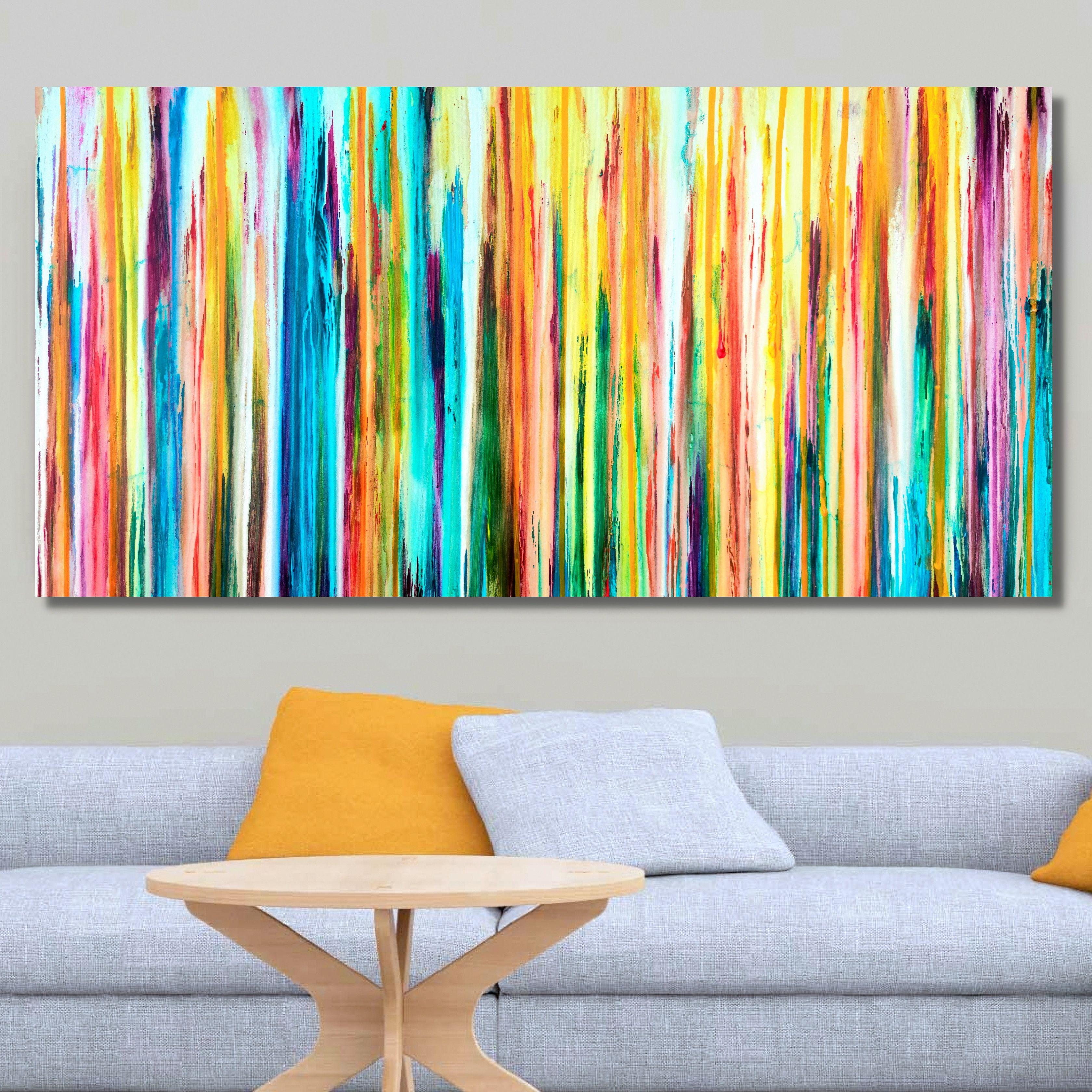 La creazione emotiva #328, Pittura, Acrilico su tela - Painting Astratto di Carla Sá Fernandes