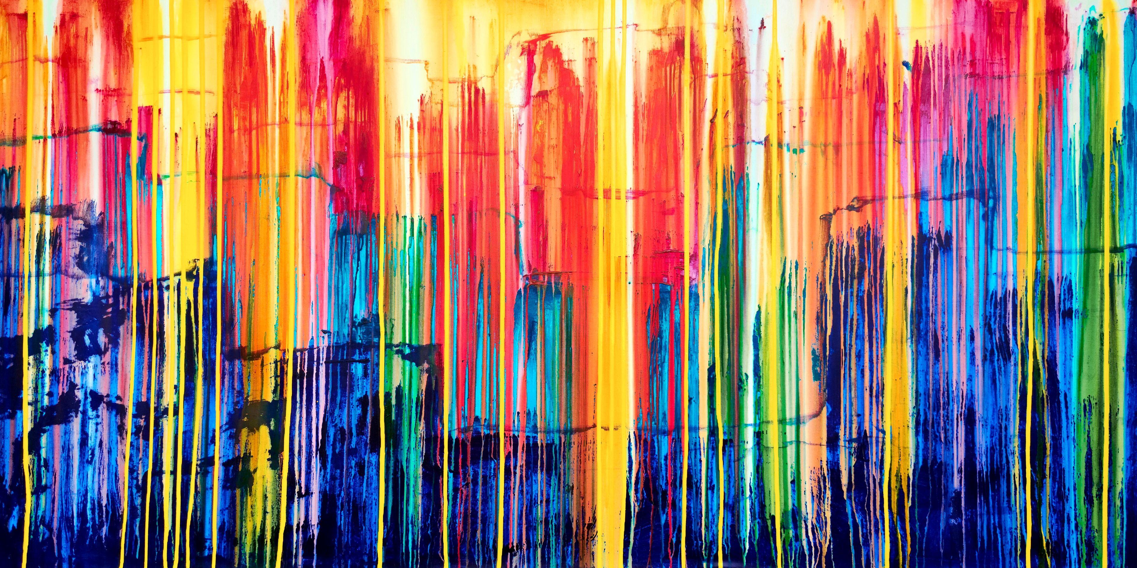 Carla Sá Fernandes Abstract Painting - The Emotional Creation #329, Painting, Acrylic on Canvas