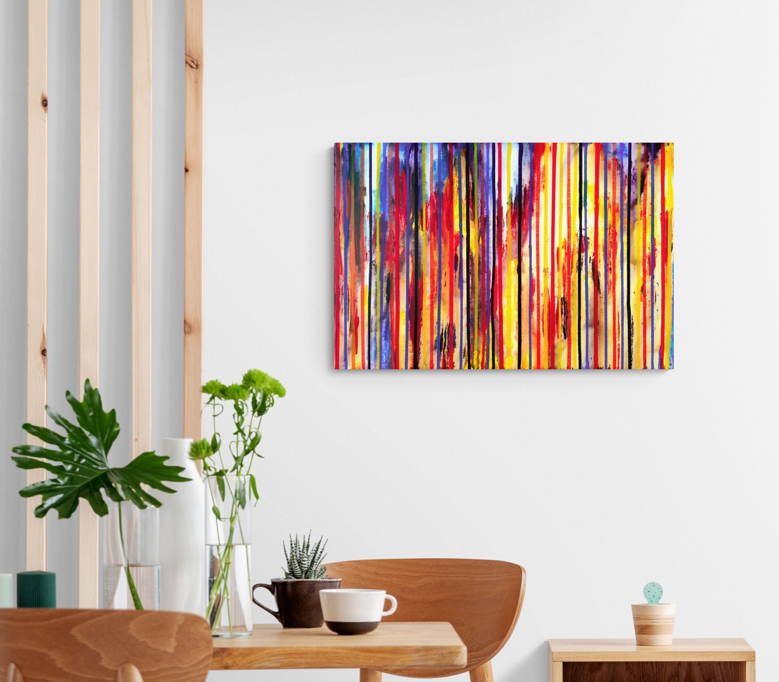 La creazione emotiva #343, Pittura, Acrilico su tela - Painting di Carla Sá Fernandes