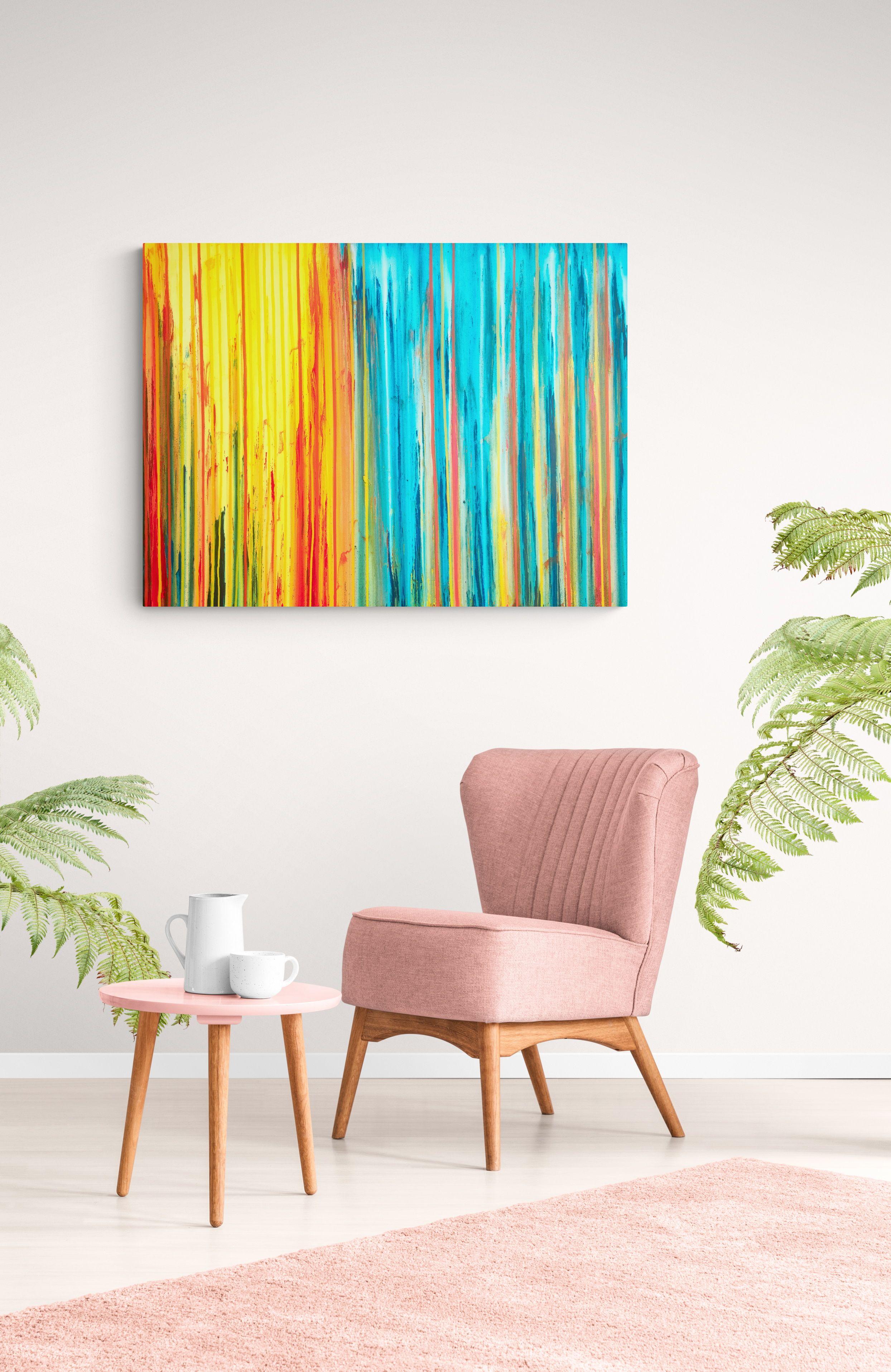La Creación Emocional #347, Pintura, Acrílico sobre lienzo - Painting Abstracto de Carla Sá Fernandes