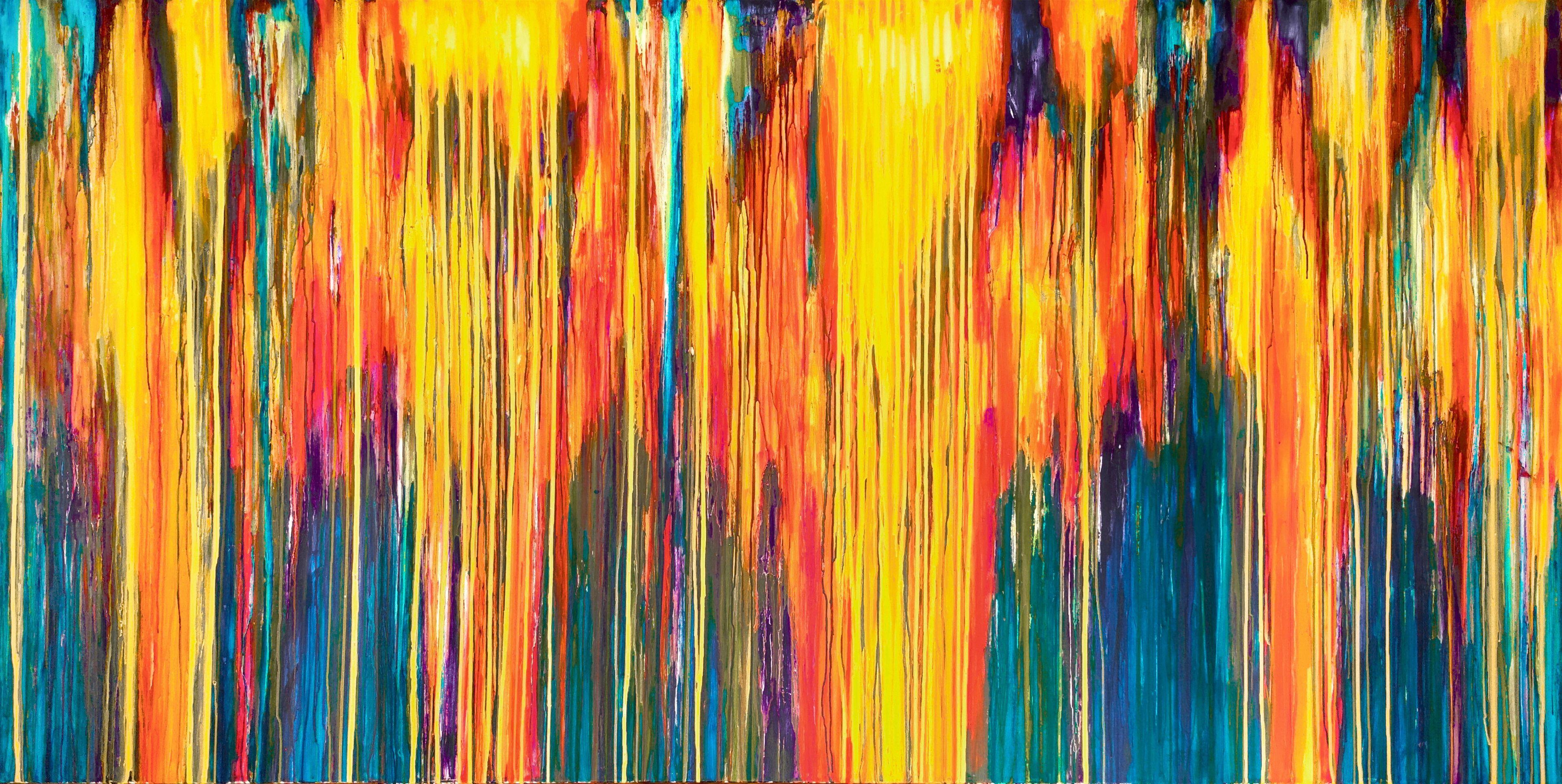 Abstract Painting de Carla Sá Fernandes - La Creación Emocional #365, Pintura, Acrílico sobre lienzo