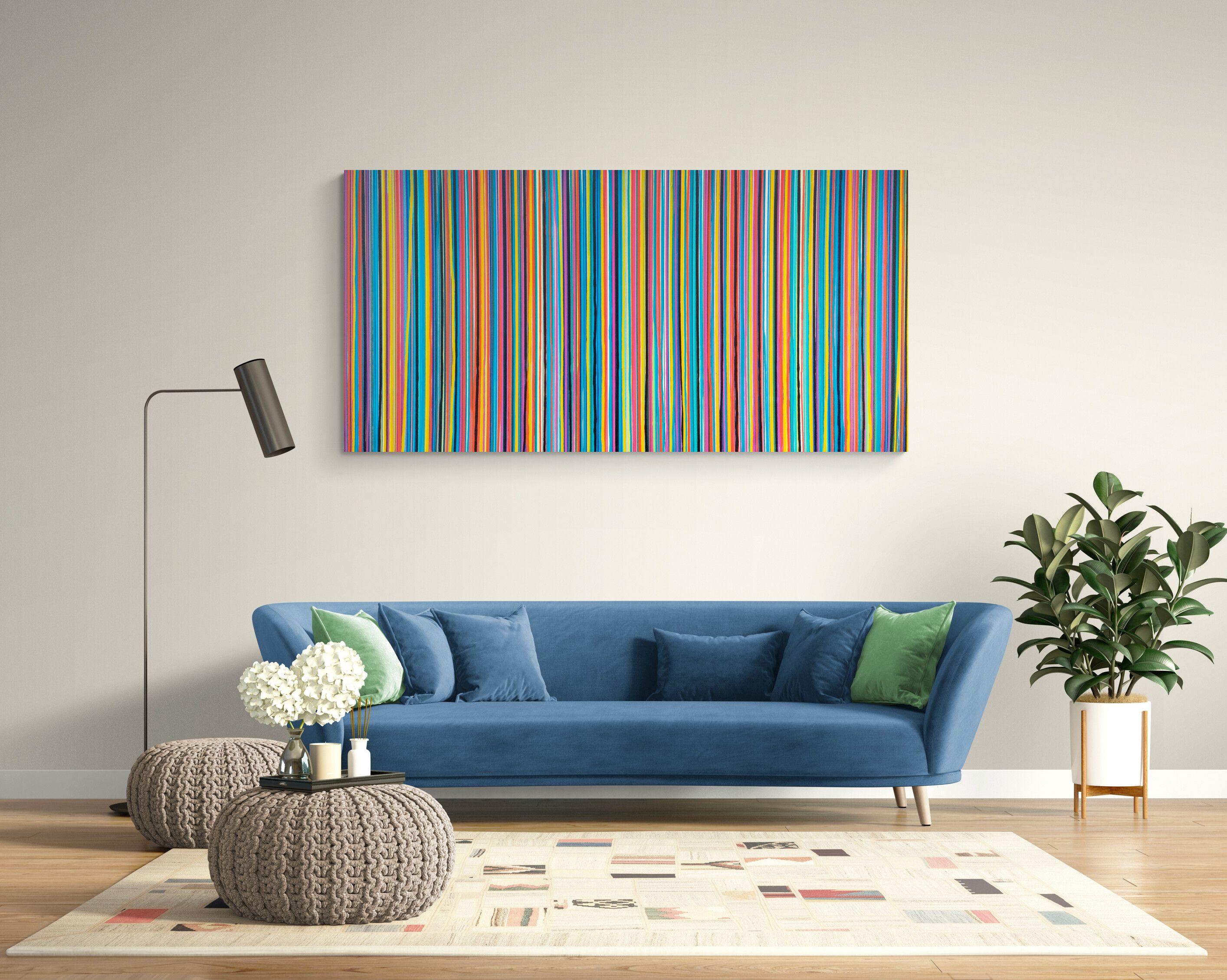 La Creación Emocional #371, Pintura, Acrílico sobre lienzo - Painting Abstracto de Carla Sá Fernandes