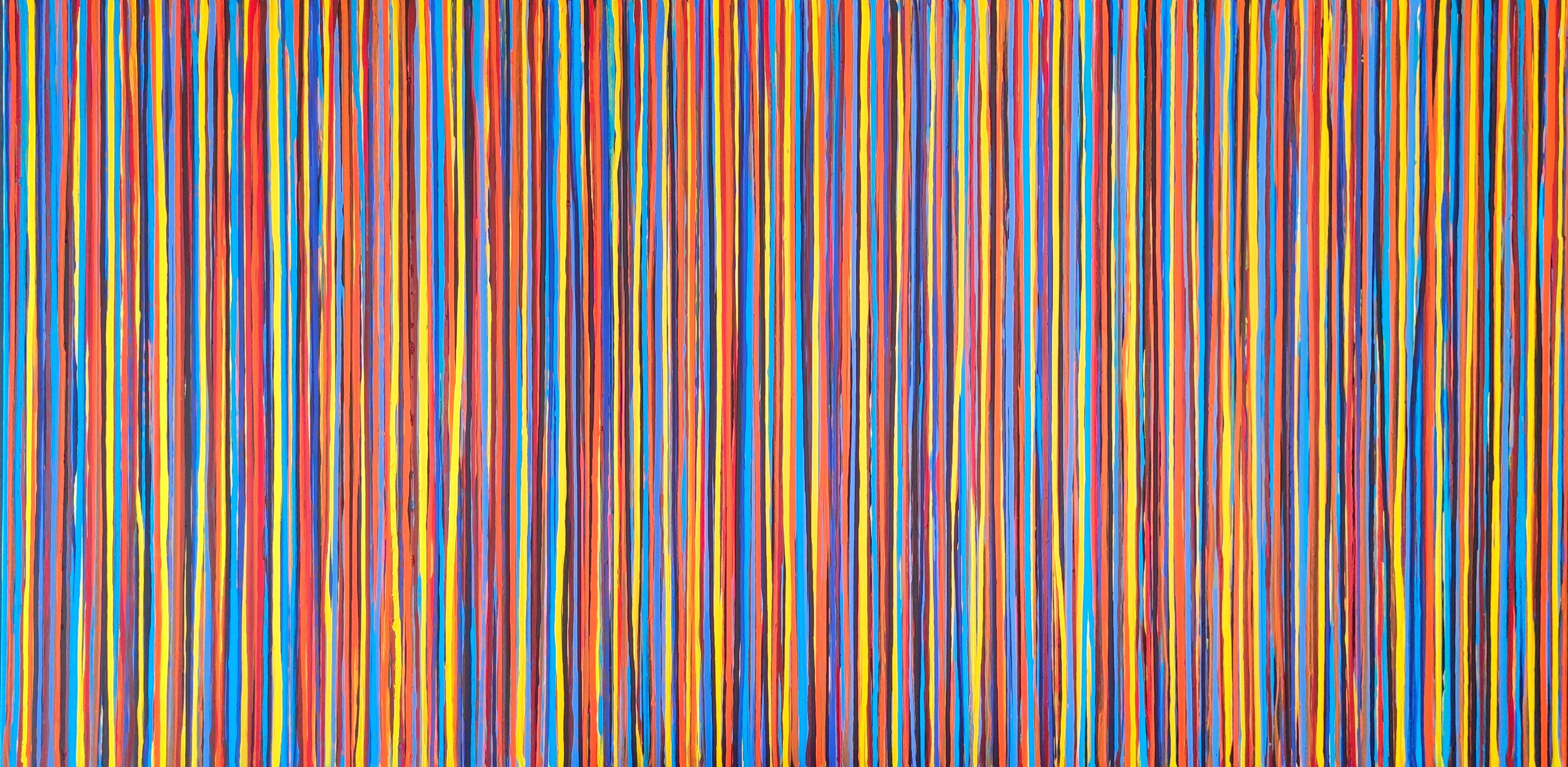 Abstract Painting di Carla Sá Fernandes - La creazione emotiva #373, Pittura, Acrilico su tela