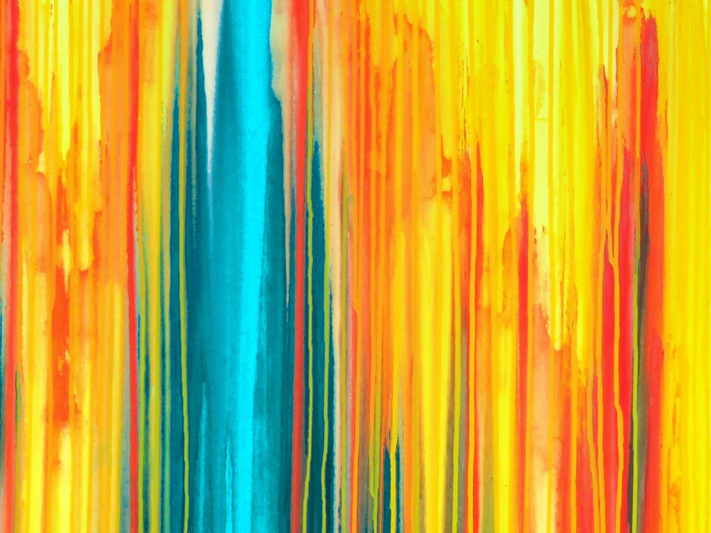 LA CREAZIONE EMOZIONALE #378, Pittura, Acrilico su tela - Painting di Carla Sá Fernandes