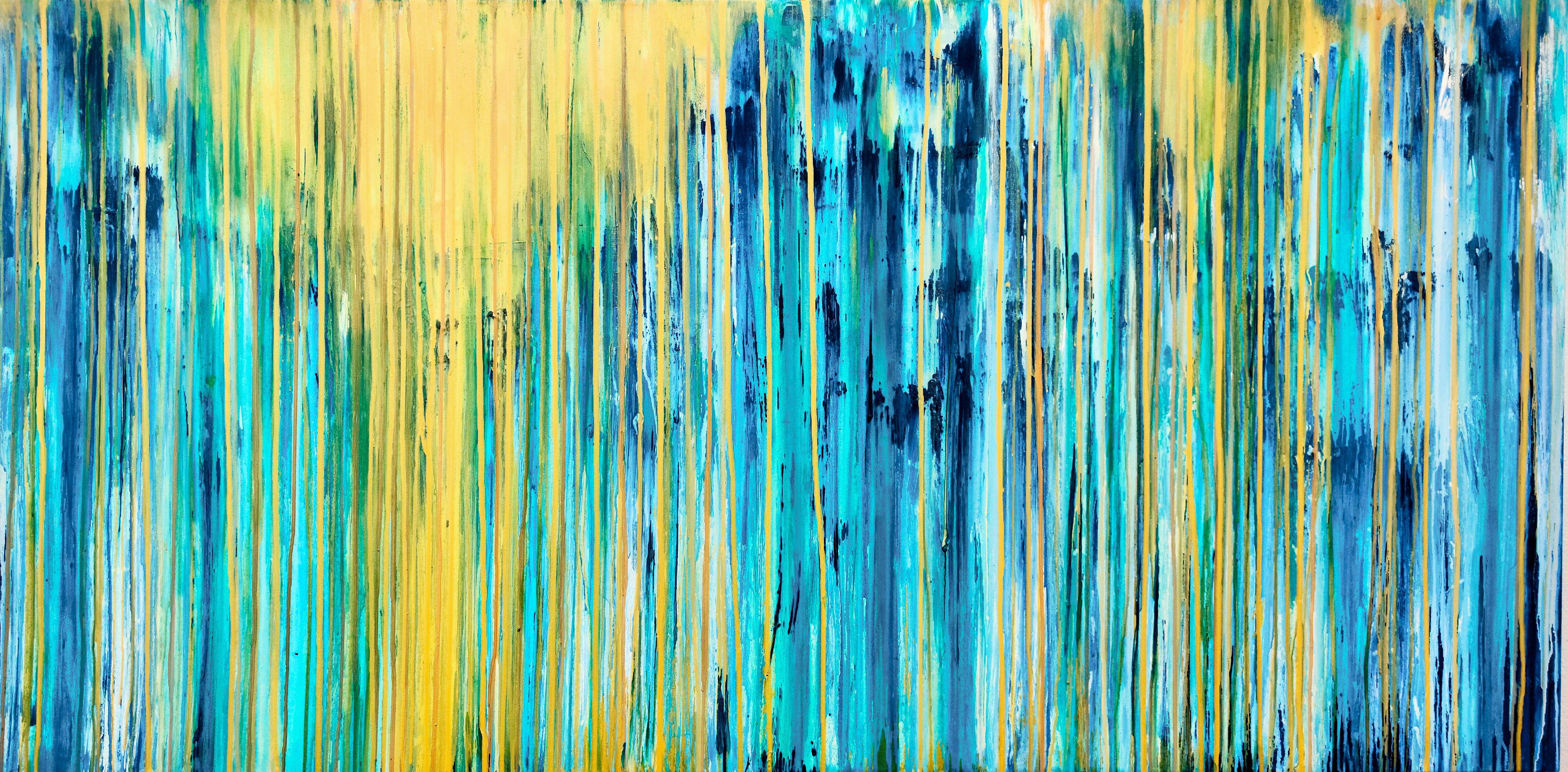 Abstract Painting di Carla Sá Fernandes - La creazione emotiva #382, Pittura, Acrilico su tela