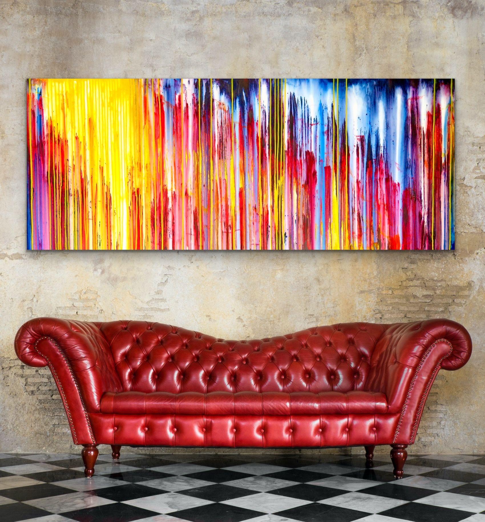 La creazione emotiva #383, Pittura, Acrilico su tela - Painting di Carla Sá Fernandes