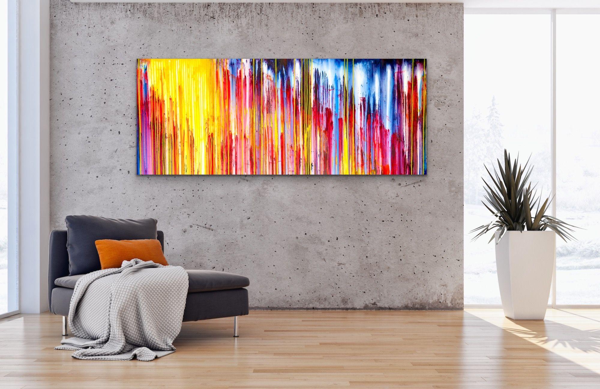 La creazione emotiva #383, Pittura, Acrilico su tela - Painting Astratto di Carla Sá Fernandes