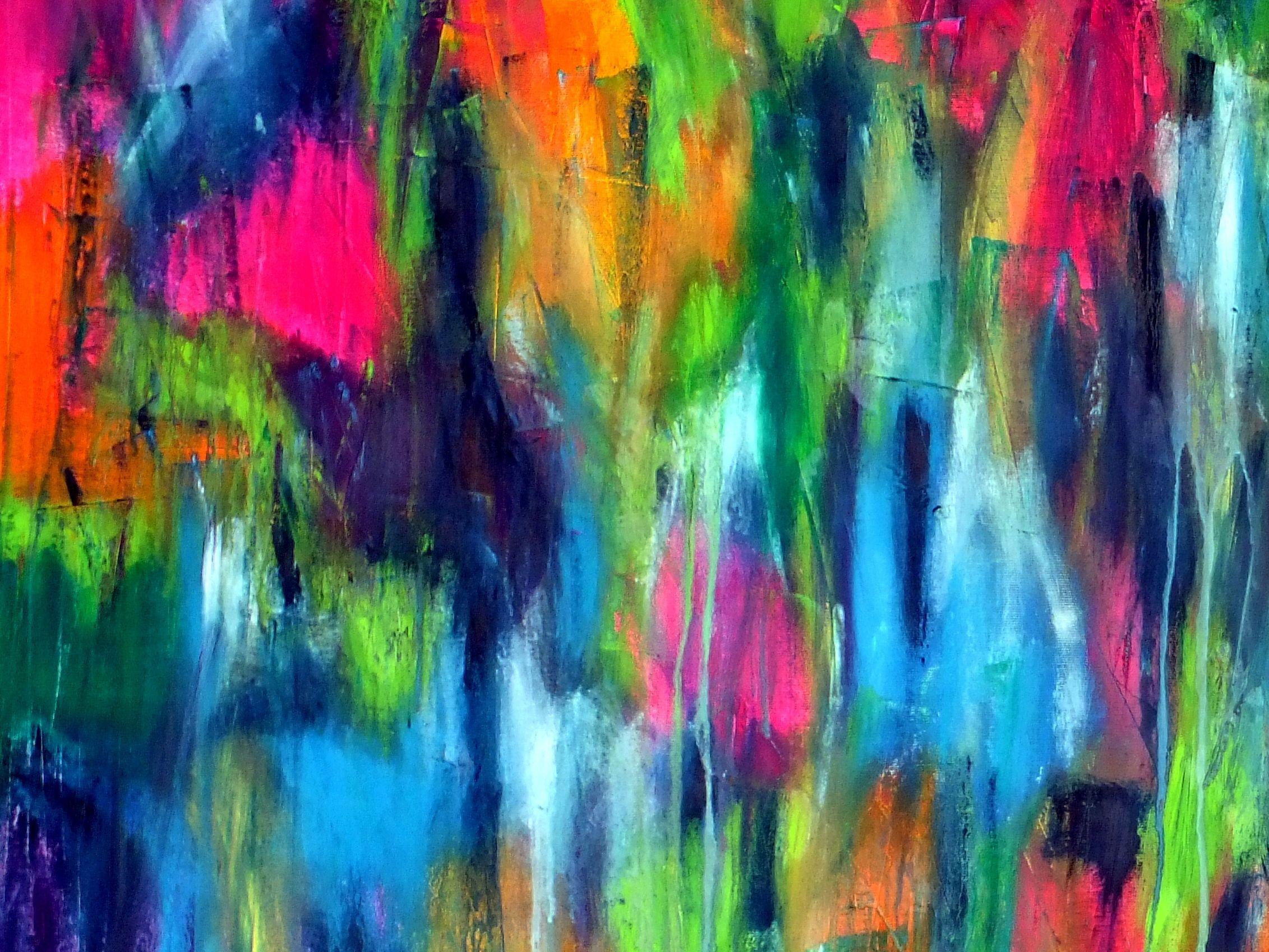 The Emotional Creation #59, Painting, Oil on Canvas - Gray Abstract Painting by Carla Sá Fernandes