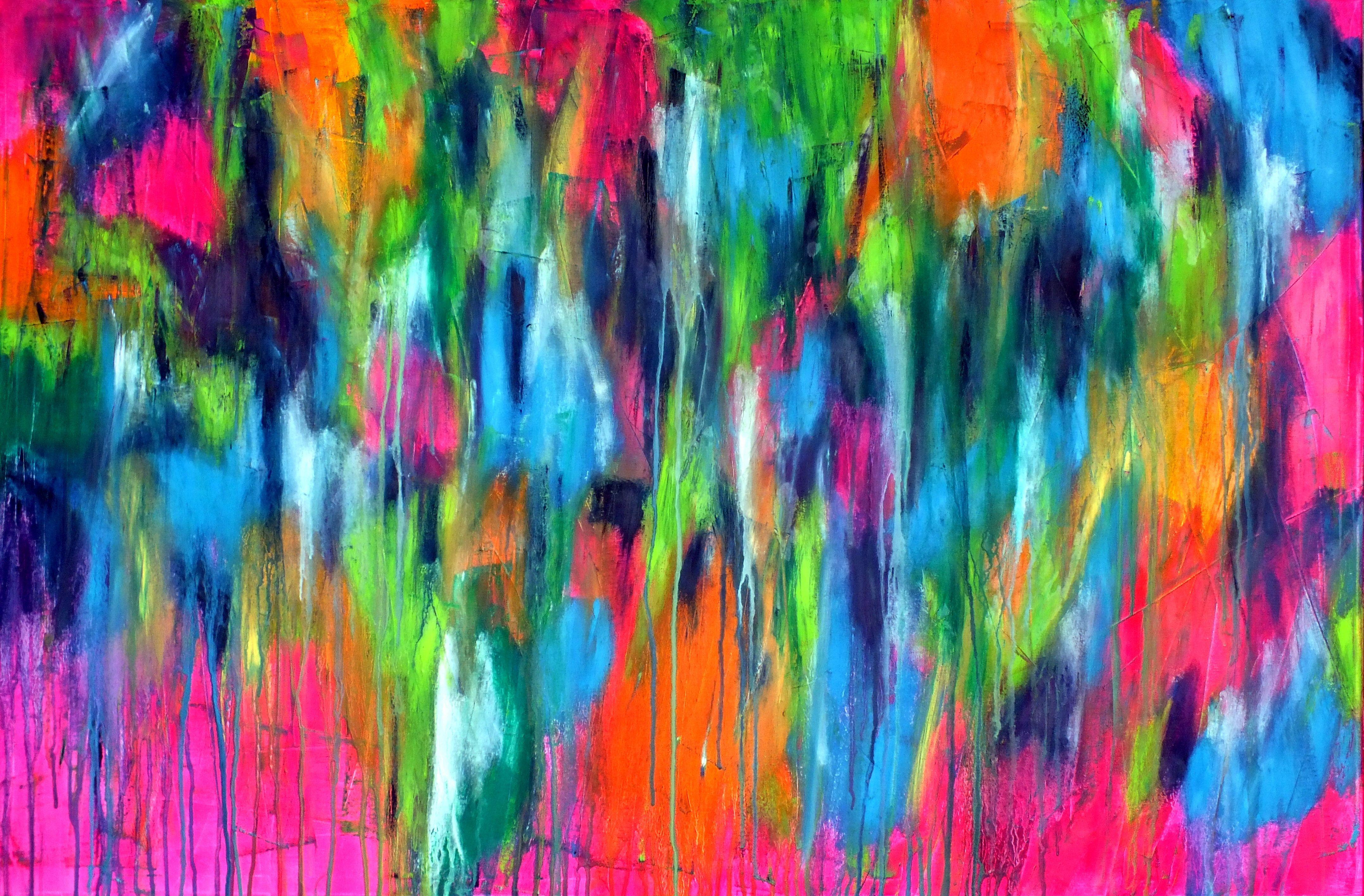 Carla Sá Fernandes Abstract Painting - The Emotional Creation #59, Painting, Oil on Canvas