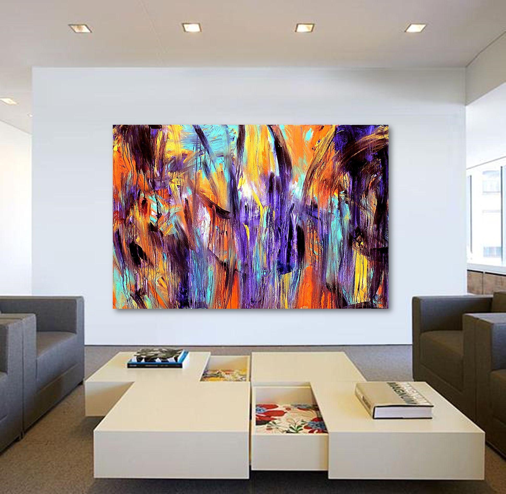 La creazione emotiva #75, Pittura, Acrilico su tela - Painting di Carla Sá Fernandes