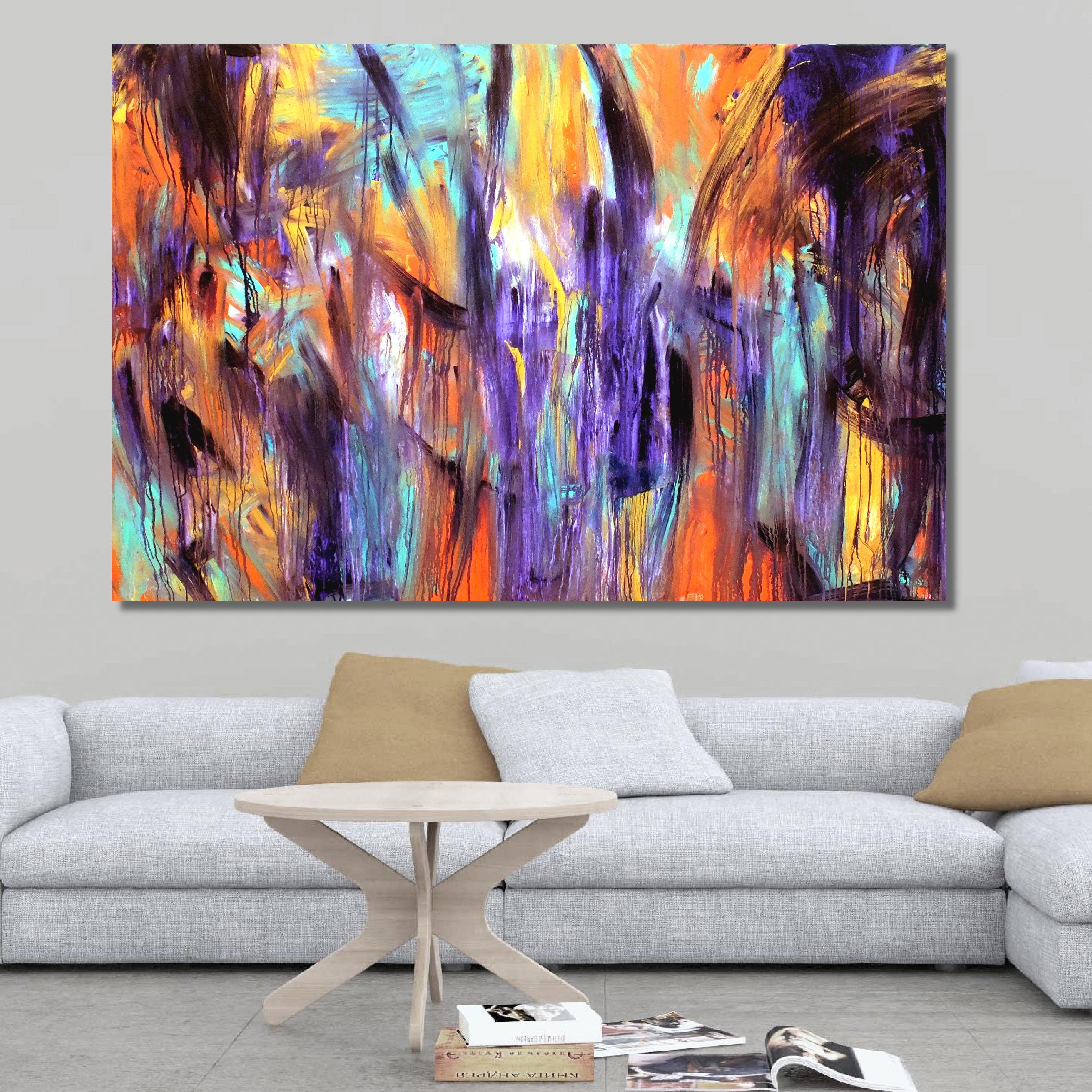 La creazione emotiva #75, Pittura, Acrilico su tela - Painting Astratto di Carla Sá Fernandes