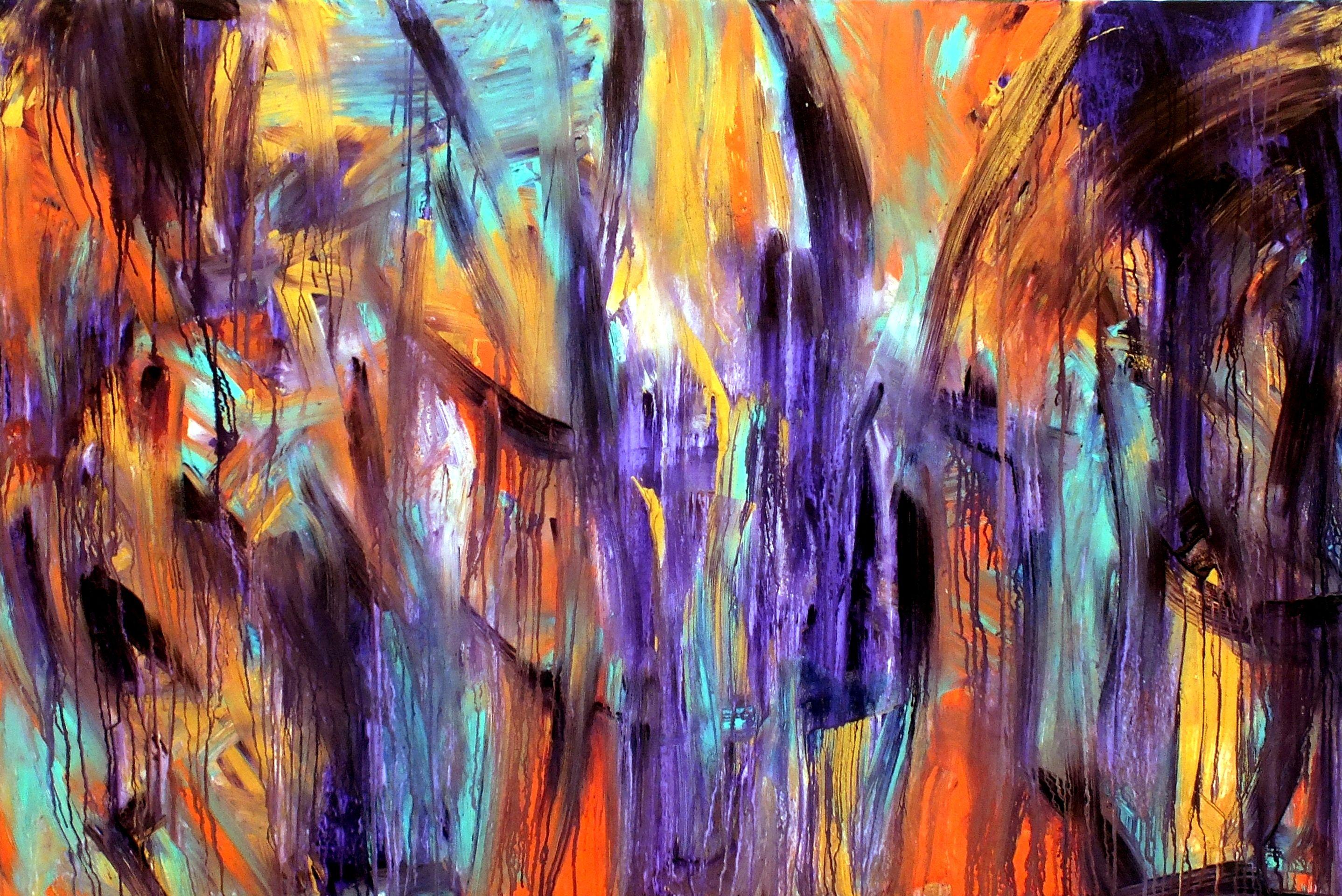 Carla Sá Fernandes Abstract Painting - The Emotional Creation #75, Painting, Acrylic on Canvas