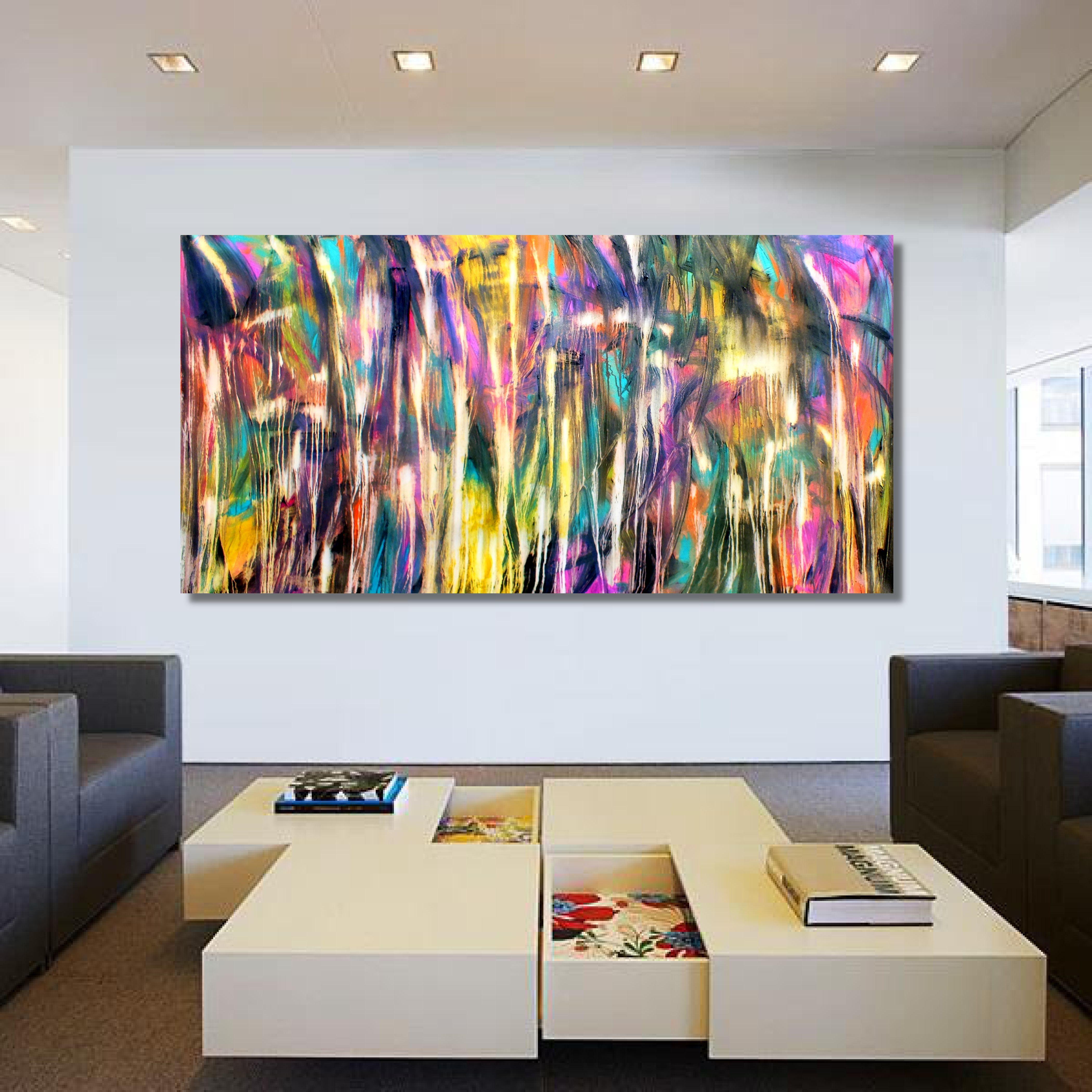La Creación Emocional #87, Pintura, Acrílico sobre lienzo - Painting Abstracto de Carla Sá Fernandes