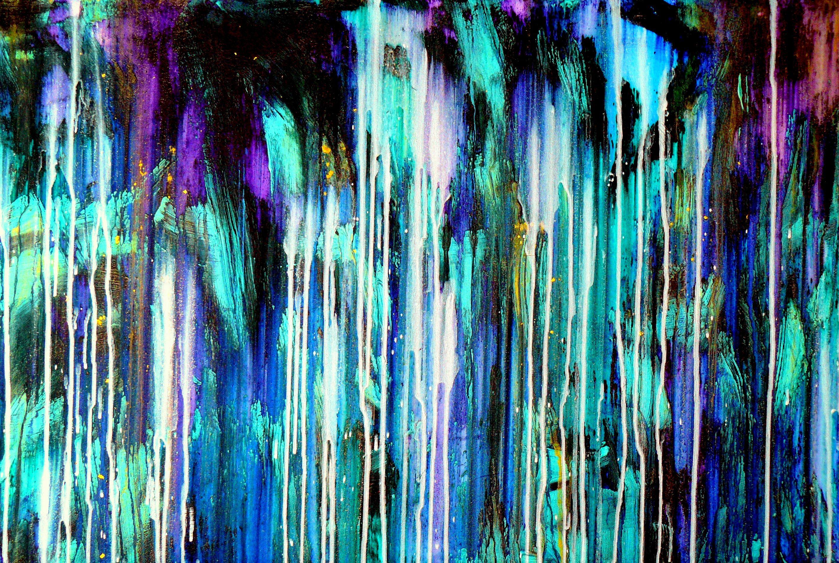 Abstract Painting de Carla Sá Fernandes - La Creación Emocional #95, Pintura, Acrílico sobre lienzo