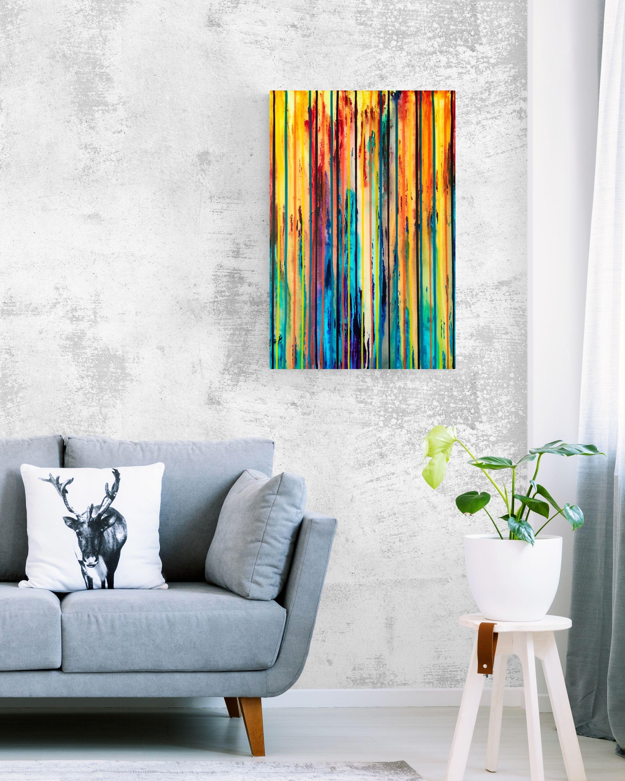 La creazione enozionale #350, Pittura, Acrilico su tela - Painting Astratto di Carla Sá Fernandes