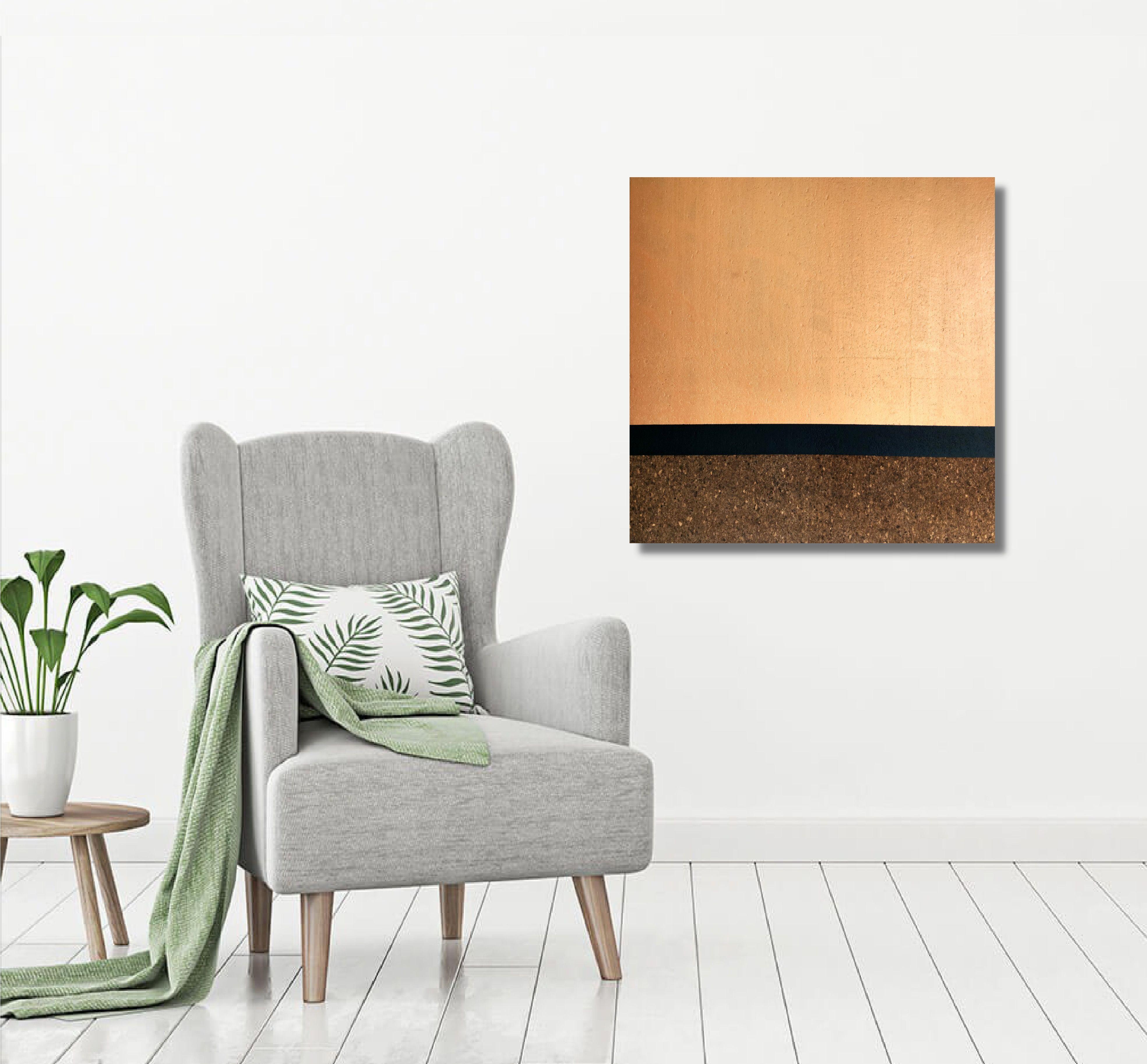 My cork series is a statement of my Portuguese origins. It's a coming back to nature, to raw, to minimalism, to simplicity...    This is a one of a kind painting, an absolutely spontaneous, vibrant and unique creation by Carla SÃ¡ Fernandes.    This