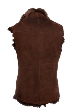 Carla V, Brown fur vest