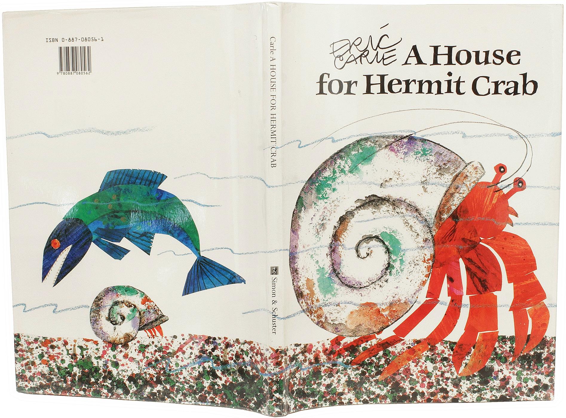 British CARLE, Eric. A House For Hermit Crab. 1987 - SIGNED BY ERIC CARLE For Sale