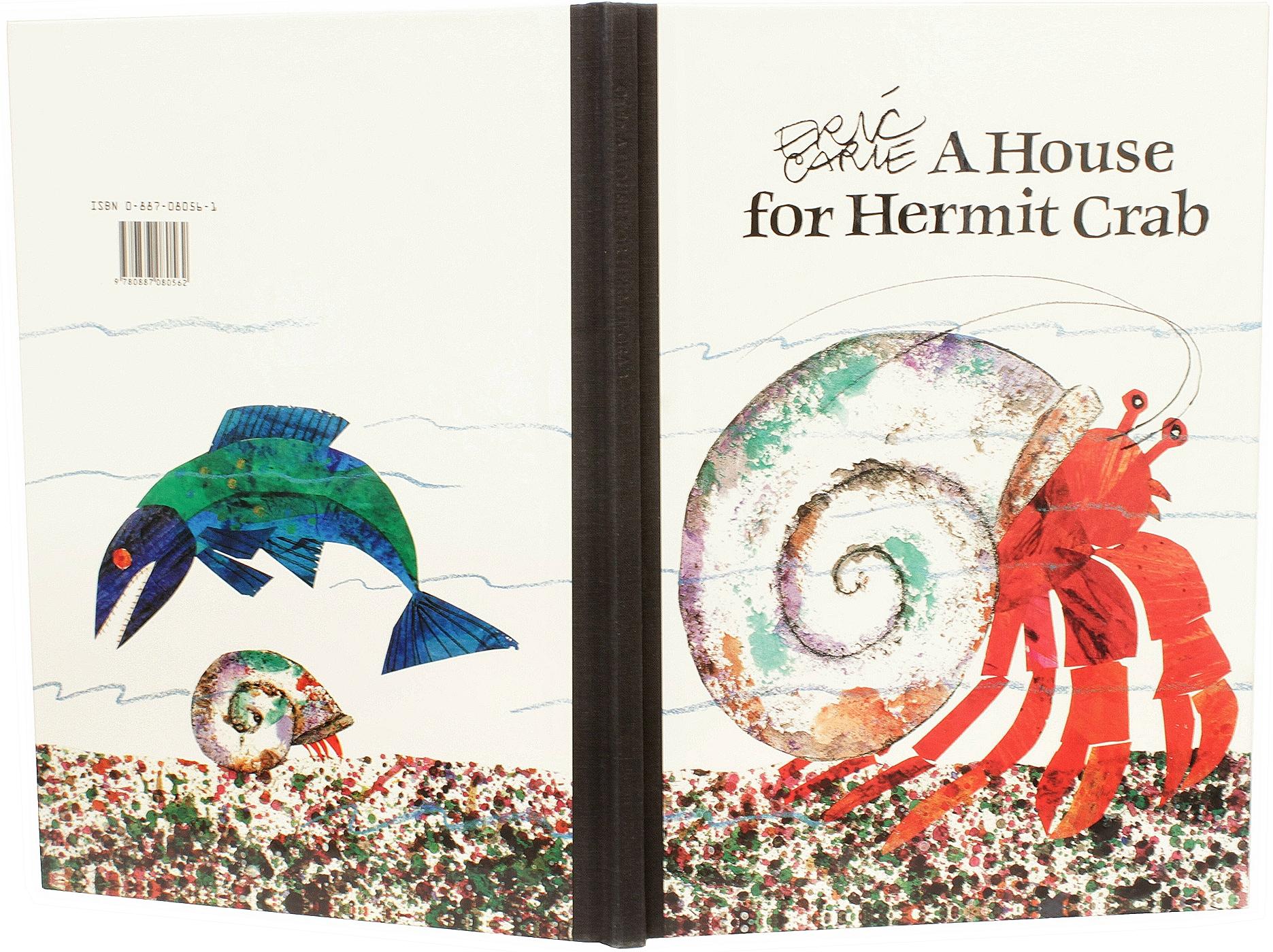 CARLE, Eric. A House For Hermit Crab. 1987 - SIGNED BY ERIC CARLE In Good Condition For Sale In Hillsborough, NJ