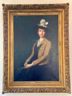 Portrait of a seated Lady with Gloves