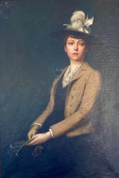 Portrait of a seated Lady with Gloves