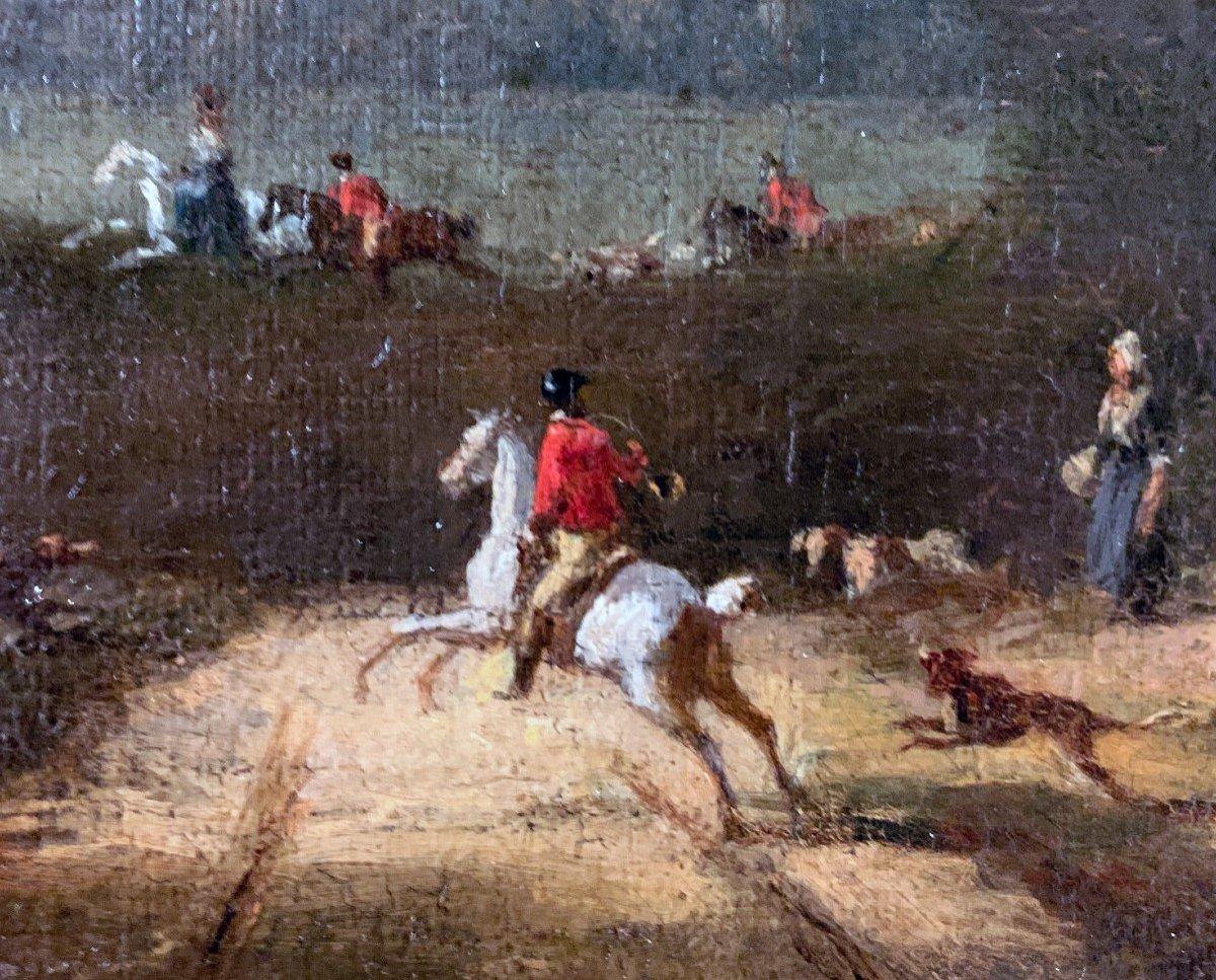 Chasse à Courre Carle Vernet (1758/1836) Entourage - French School Painting by Carle Vernet (Antoine Charles Horace Vernet)