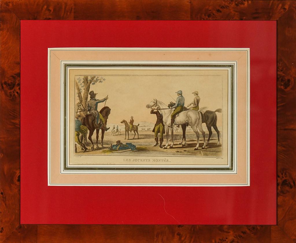 "Les Jockeys Montes" by Vernet - Print by Carle Vernet (Antoine Charles Horace Vernet)