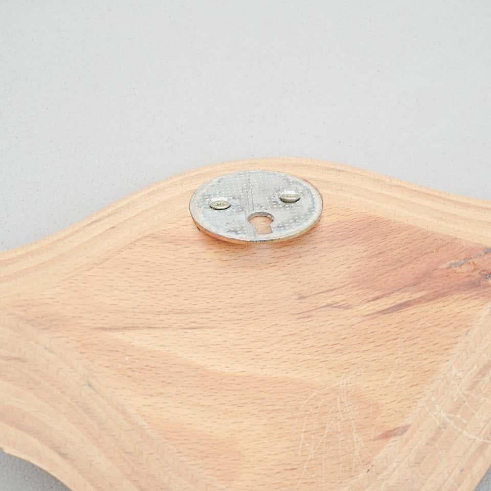 Carles Riart 'Ona' Wooden Coat Rack, circa 1970 For Sale 5