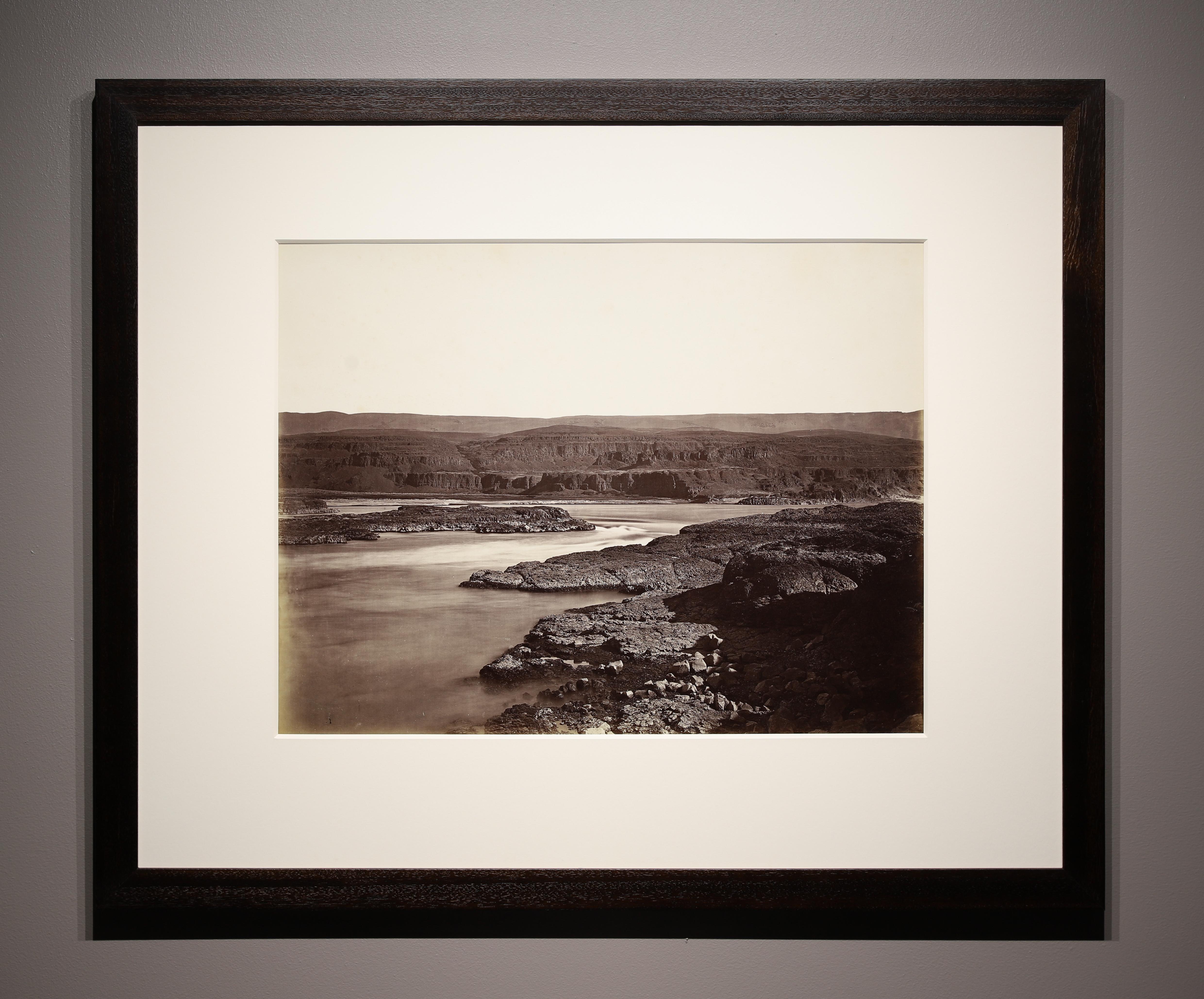 The Passage of the Dalles, Columbia River - Photograph by Carleton Watkins