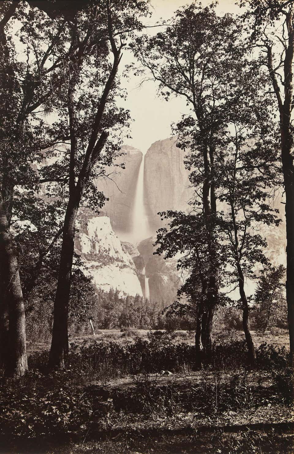Yosemite Falls from Below, 1865-66