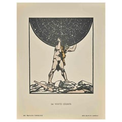 La Voute Celeste - Original Woodcut Print by Carlège (C.M. Egli) - 1877