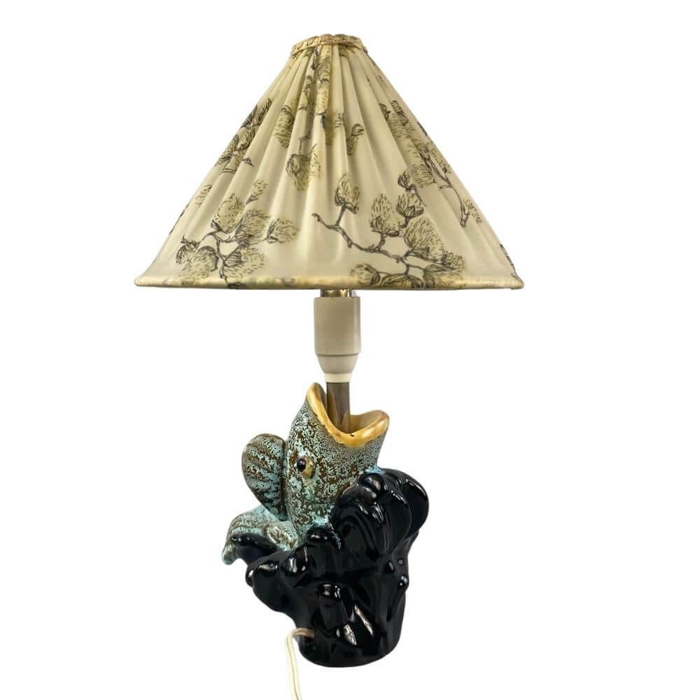 Autrichien Lampe de table Bauer Goldfish par Gmundner Keramik, Collector's Item  en vente
