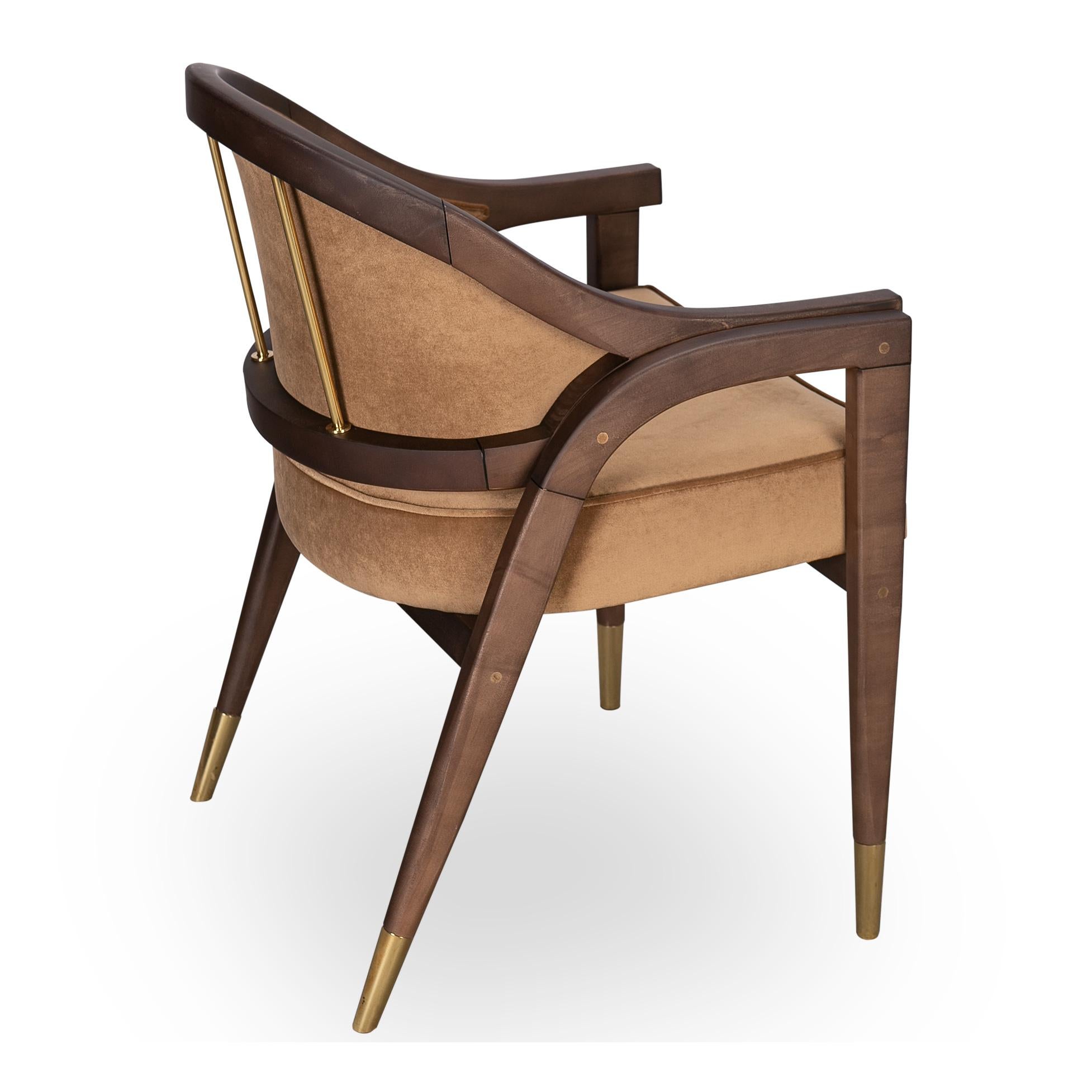 Modern Carlisle Arm Chair For Sale